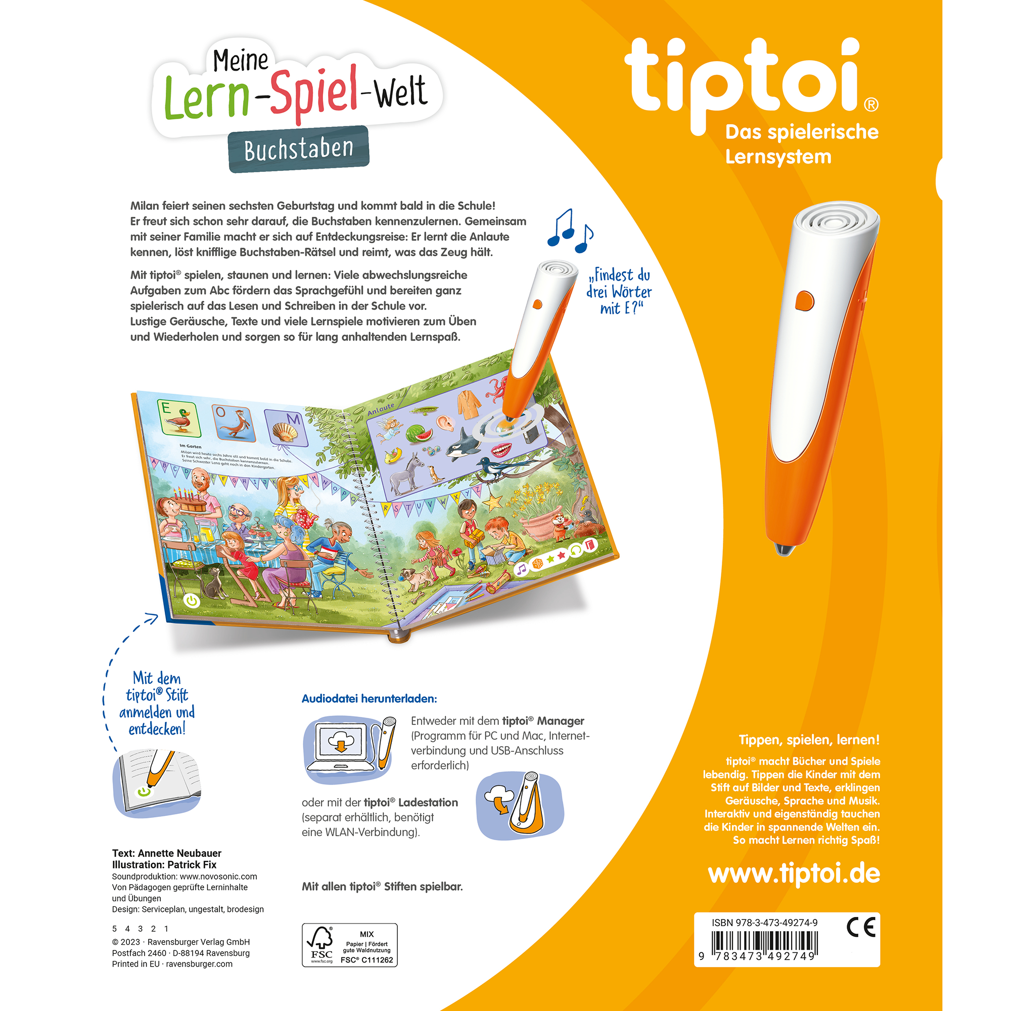 Kinderbücher, Tiptoi, Mehrfarbig – Produktansicht