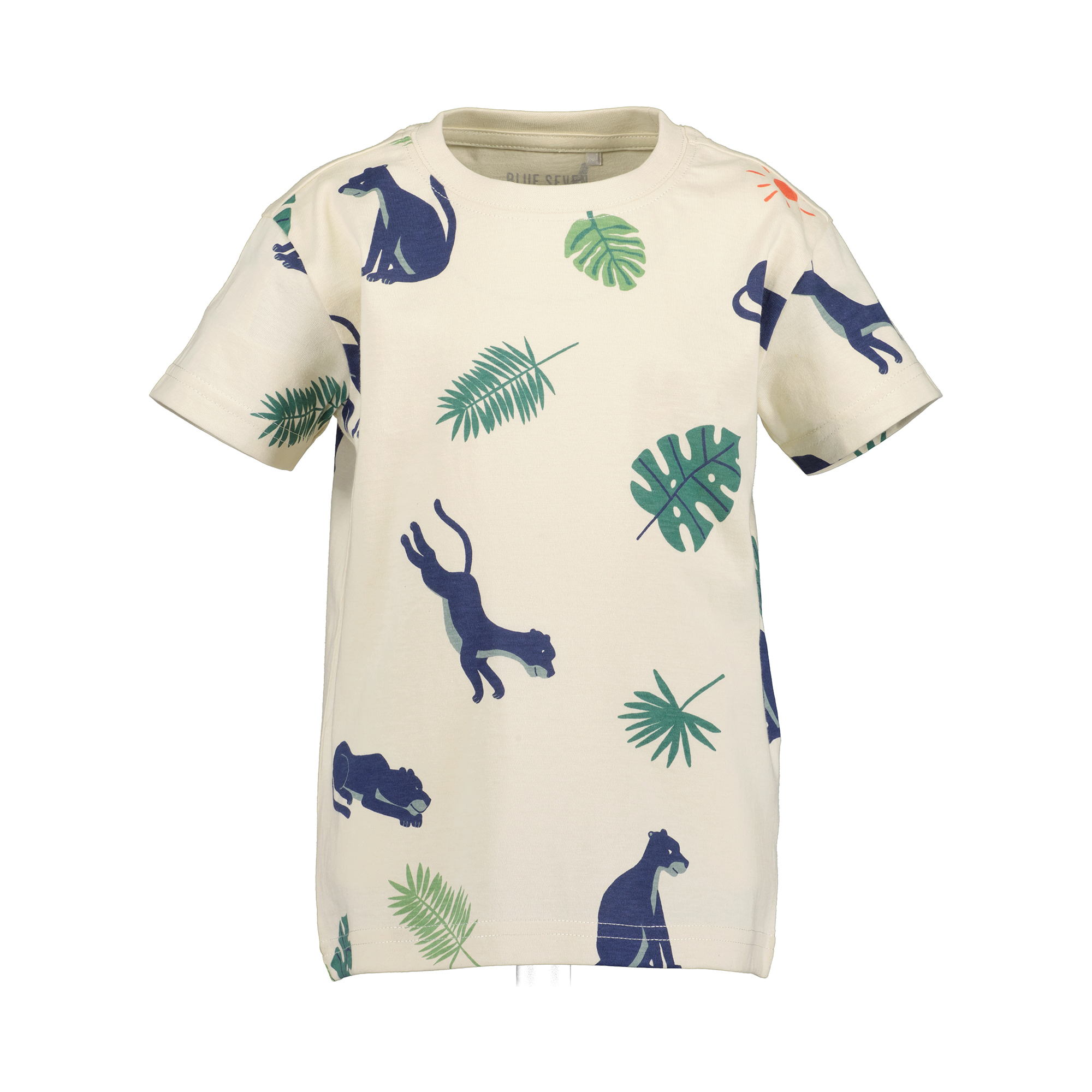 Kurzarmshirts, blue seven, Beige – Besonderheit: aus 100% Baumwolle