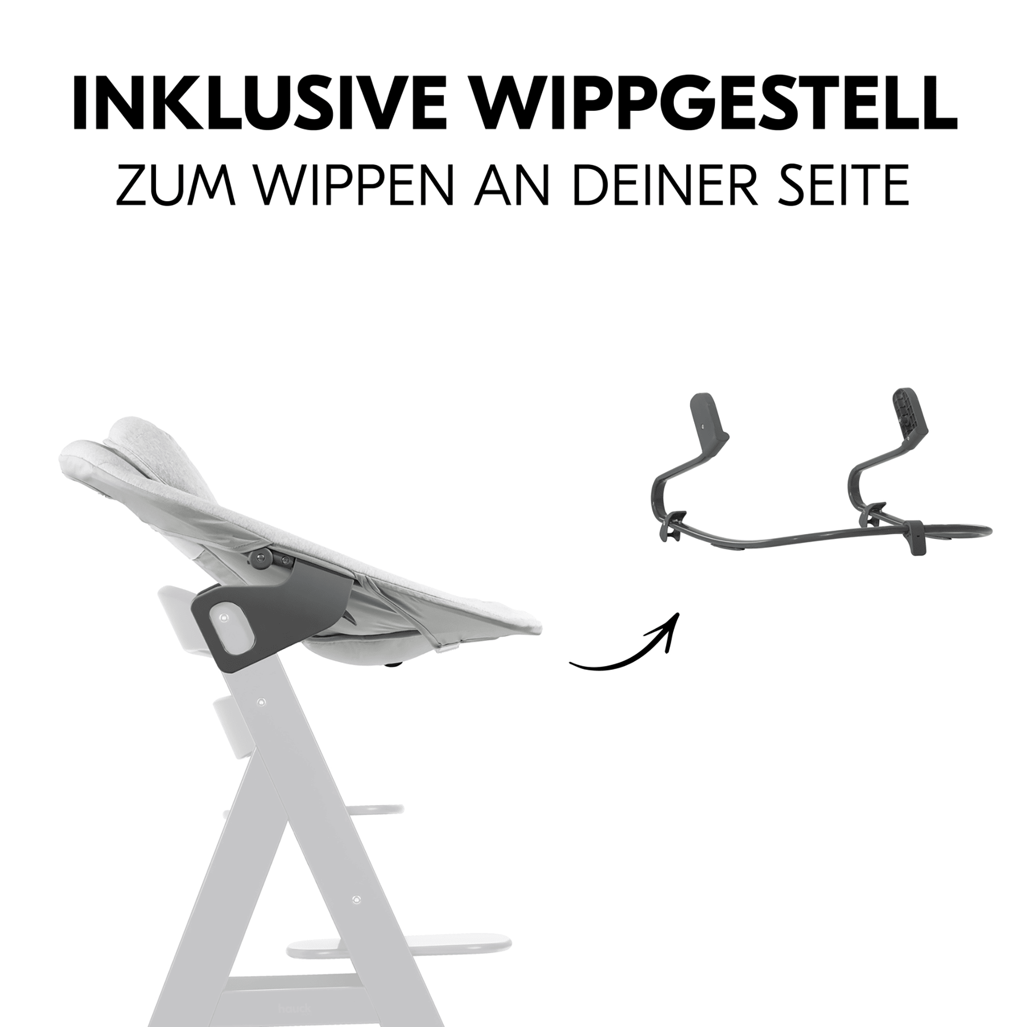 Wippen, hauck, Grau – Produktansicht