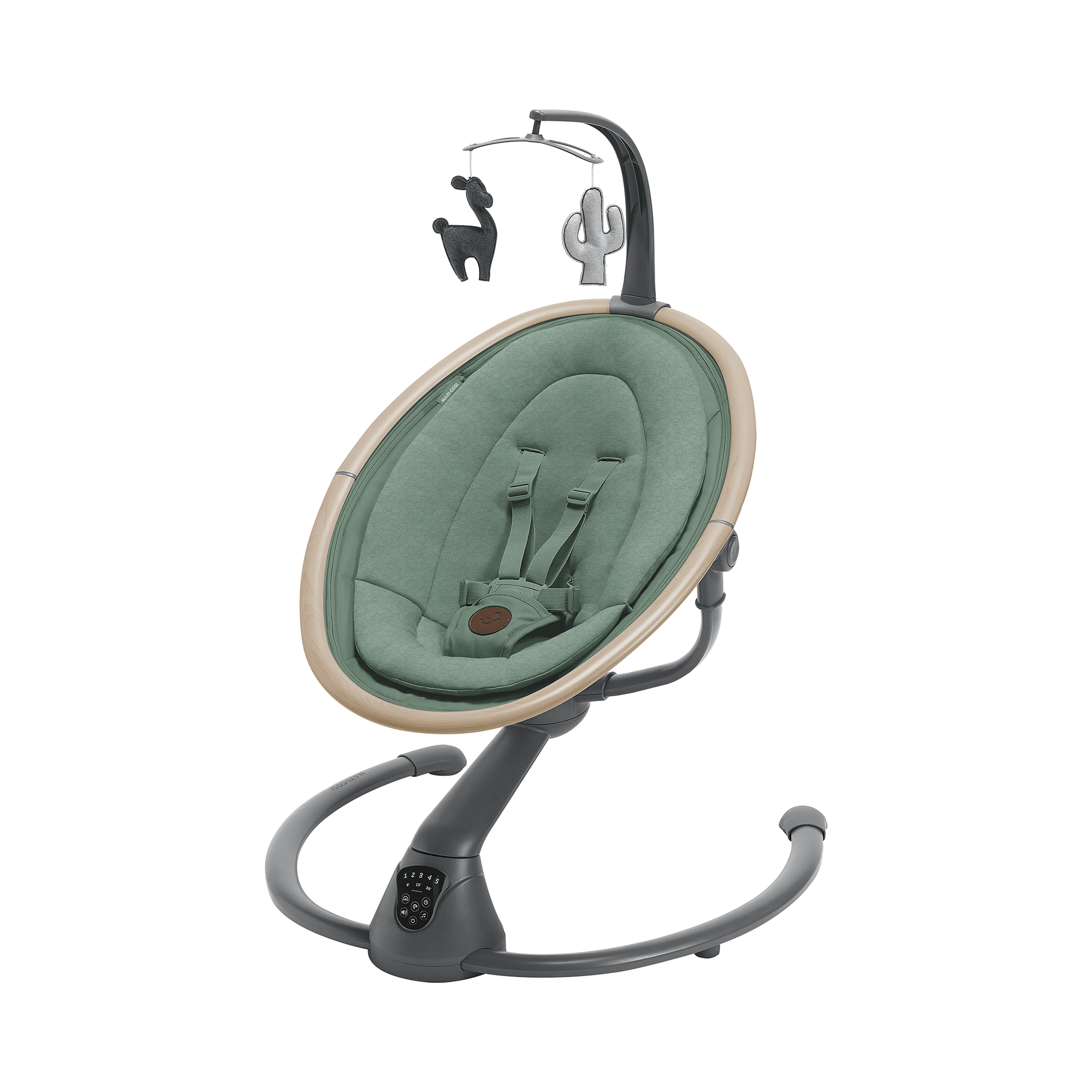 Wippen, MAXI-COSI, Grün – Besonderheit: um 360° drehbarer Sitz