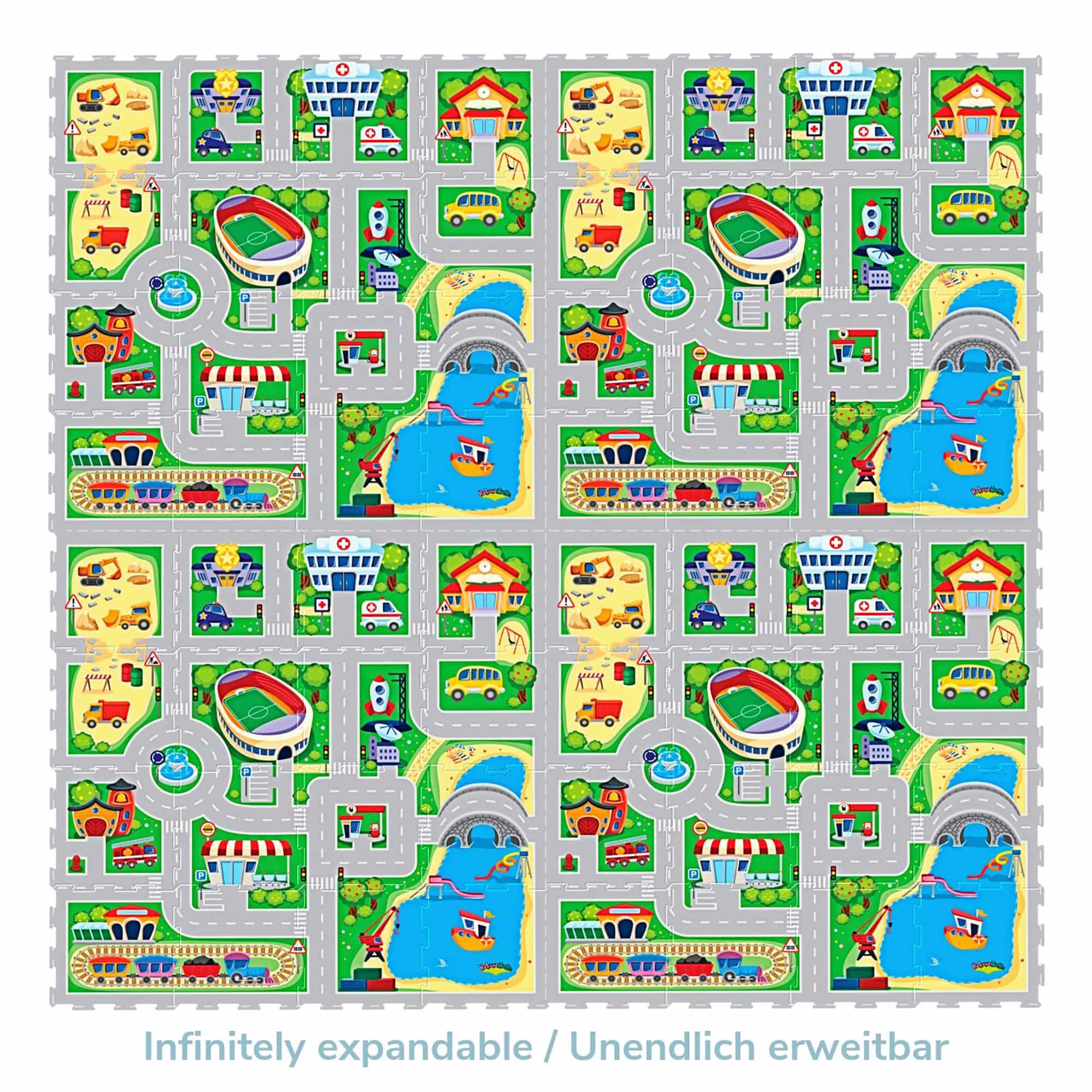 Puzzlematten, Hakuna matte, Grün – Produktansicht
