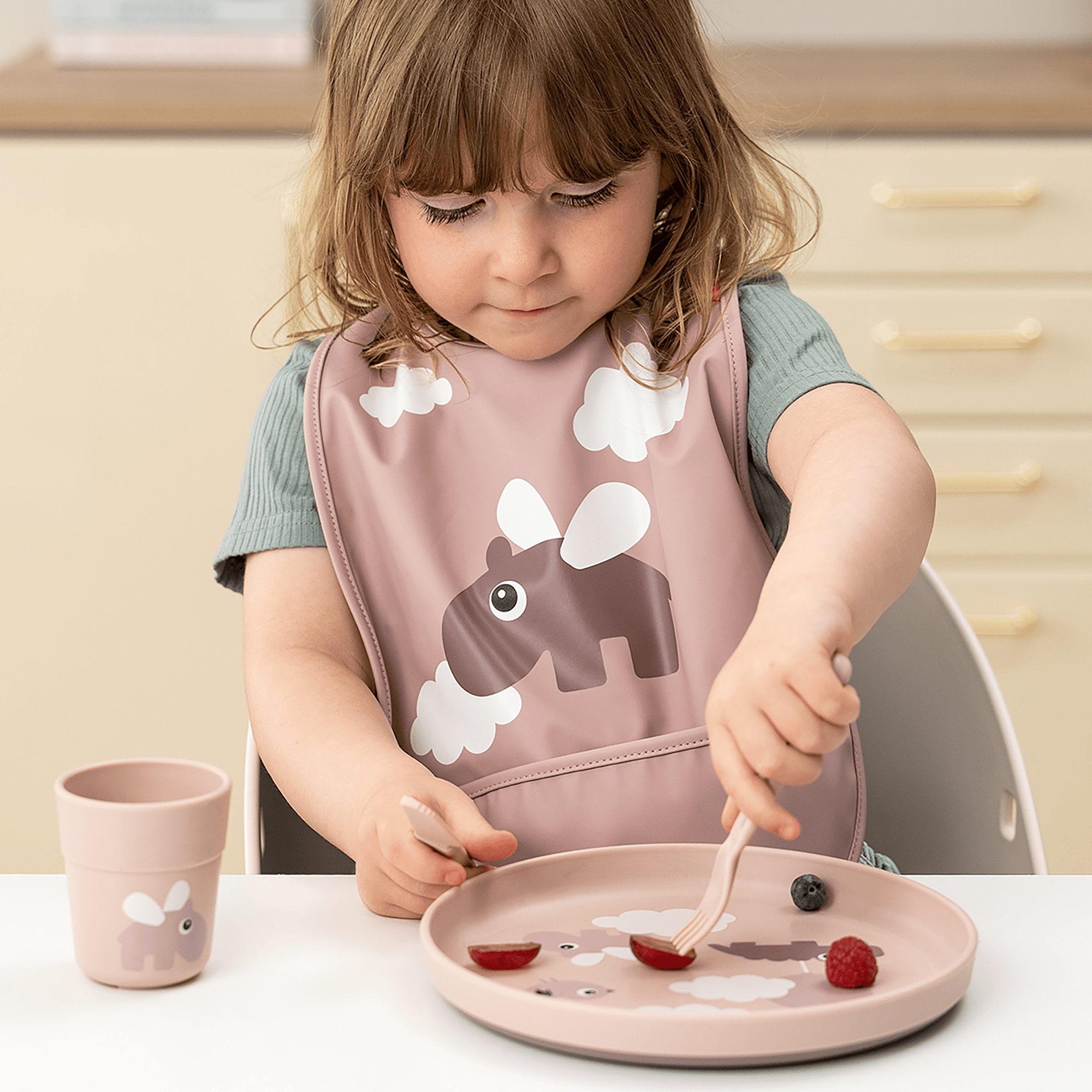 Trinklernbecher & -flaschen, done by deer, Pink – Produktansicht