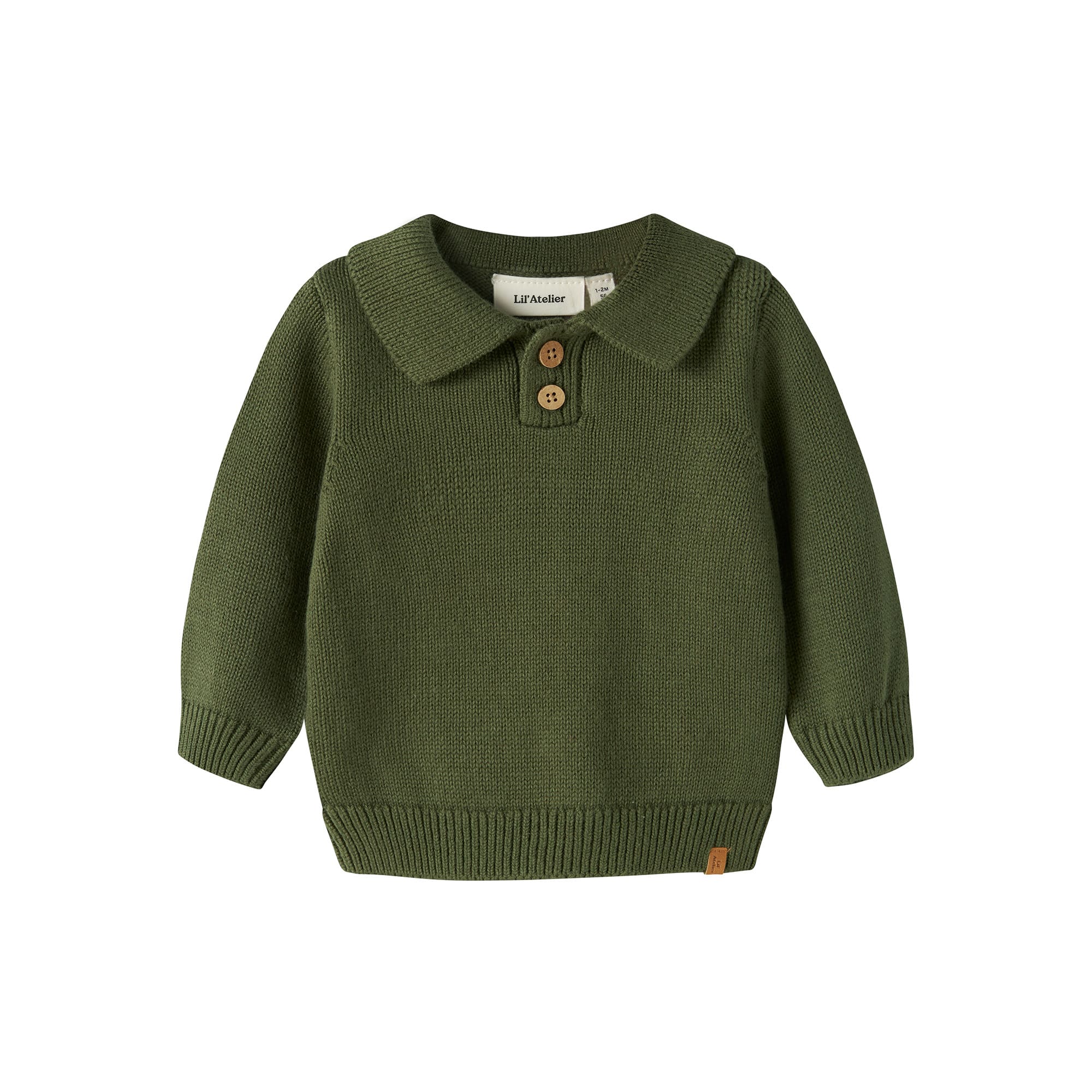 Langarmshirts, Lil' Atelier, Grün – Produktansicht