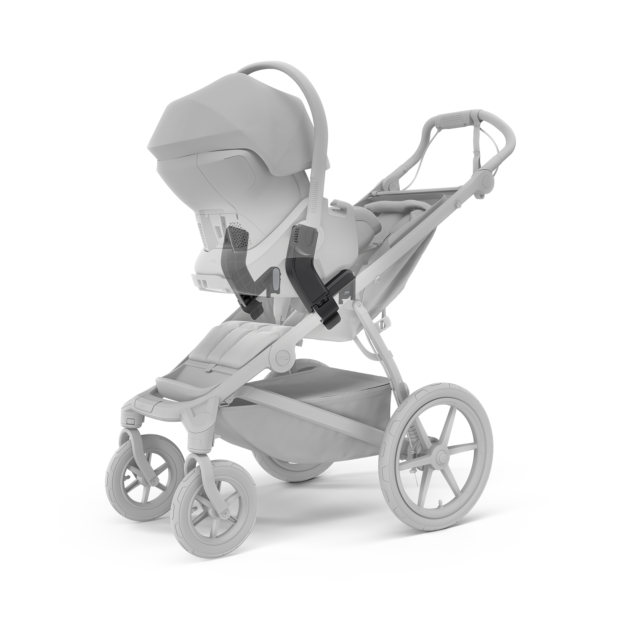 Adapter, THULE, Schwarz – Besonderheit: für Thule Urban Glide 3 & Urban Glide 4-wheel