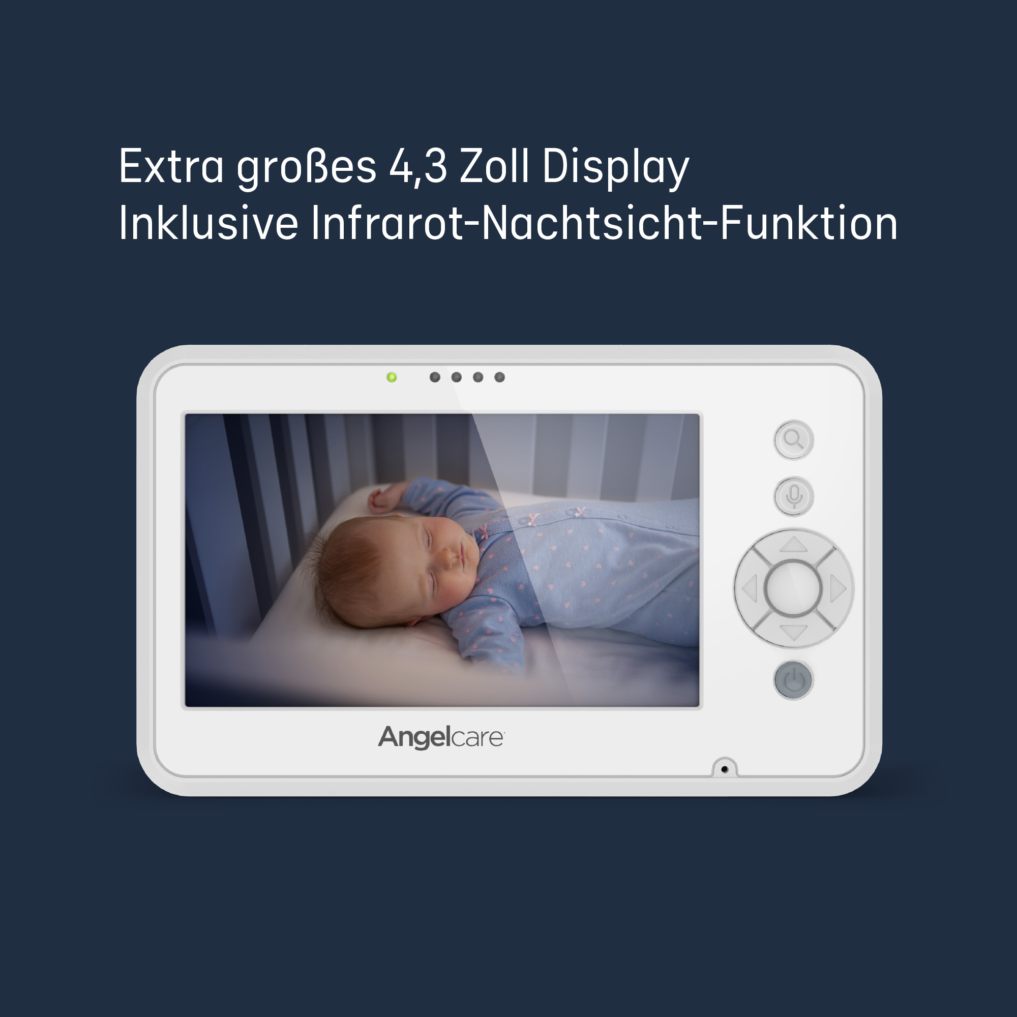 Video Babyphone, Angelcare, Weiß – Produktansicht
