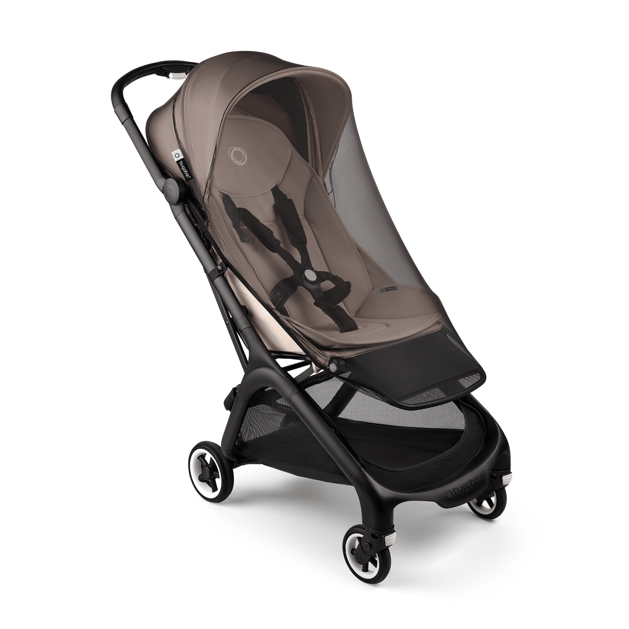 Sonnen- & Insektenschutz Kinderwagen, bugaboo, Transparent – Besonderheit: hält Mücken, Wespen und andere Insekten zuverlässig fern