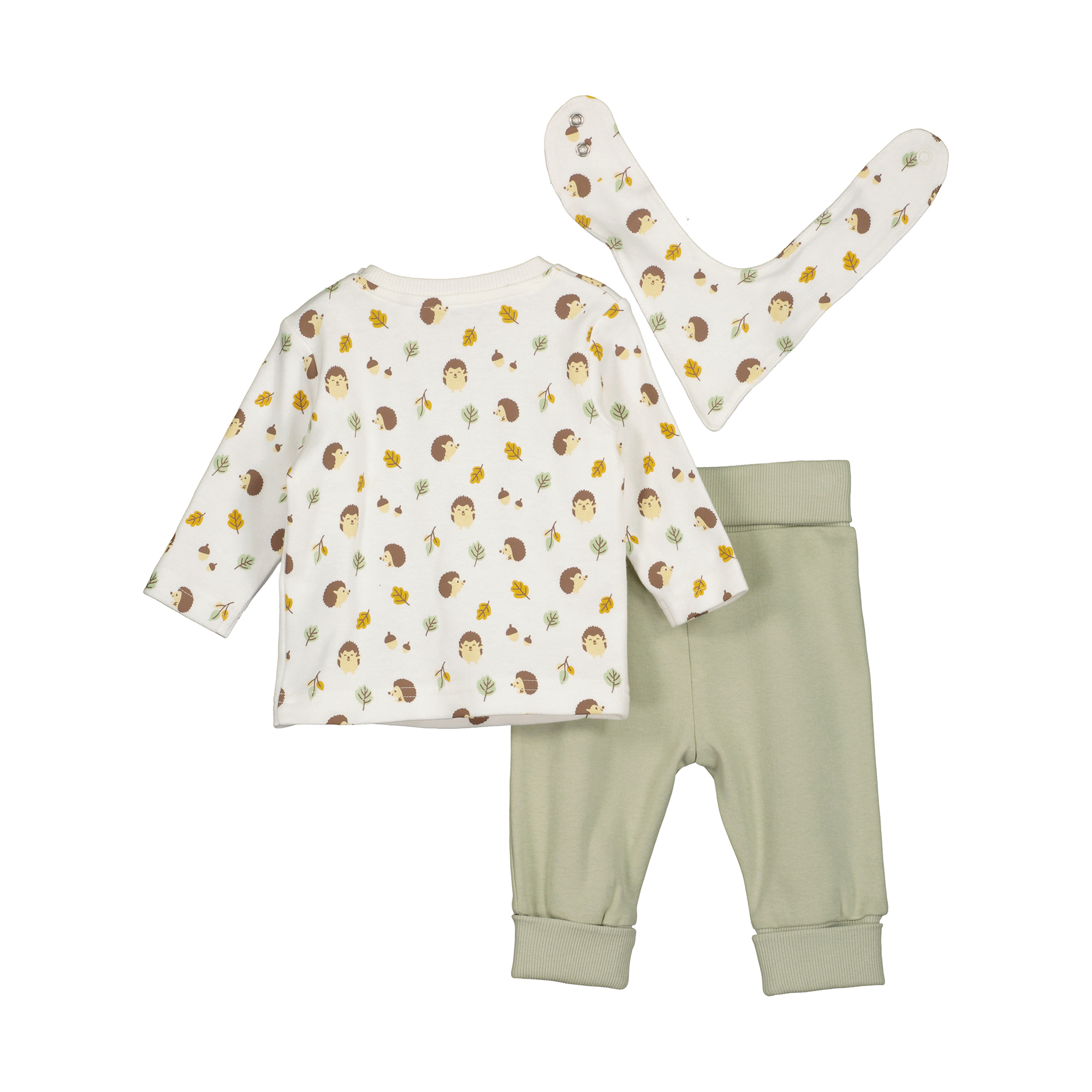 Langarmshirts, blue seven, Weiß – Besonderheit: Set bestehend aus Langarmshirt, Hose und Tuch