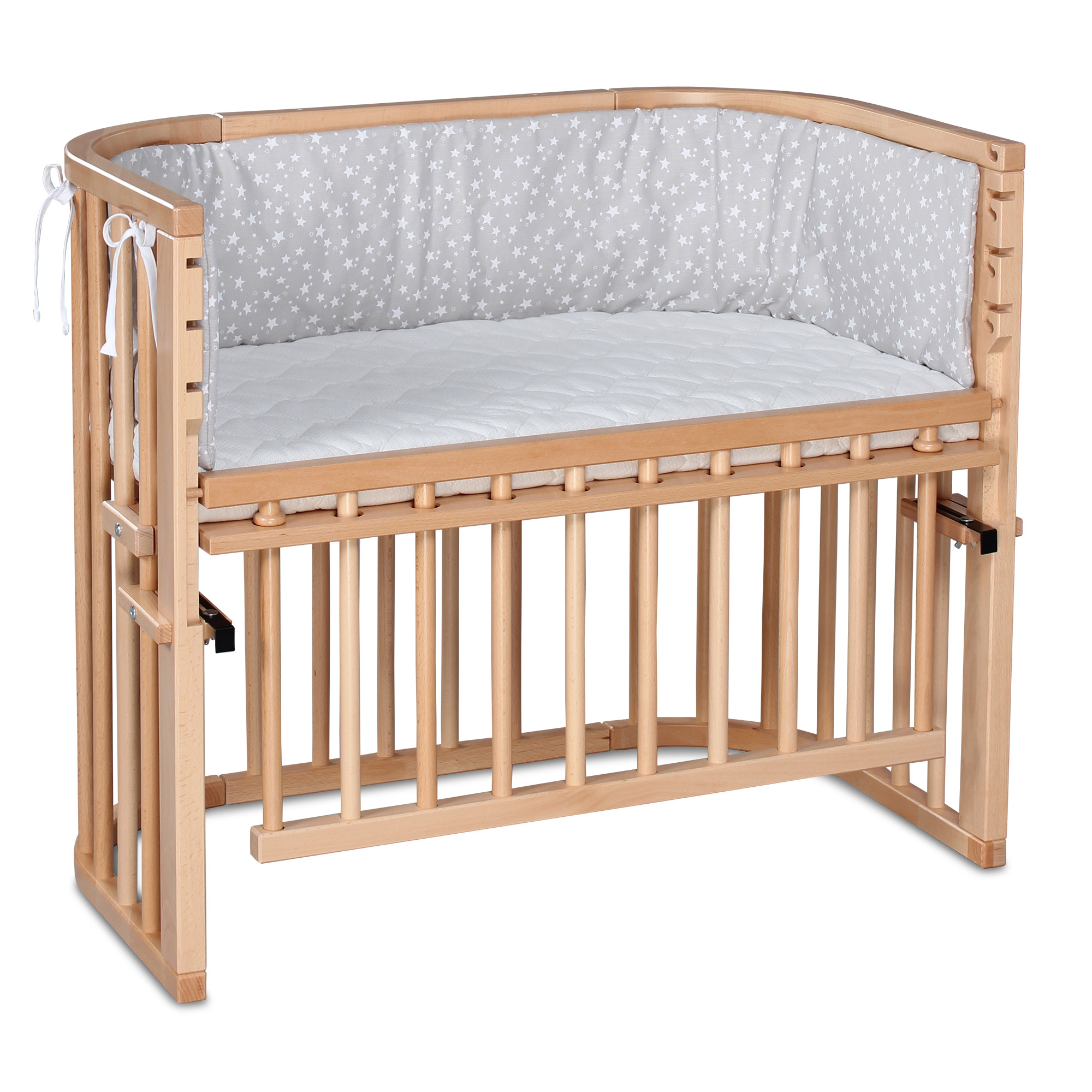 Beistellbetten, babybay, Braun – Produktansicht