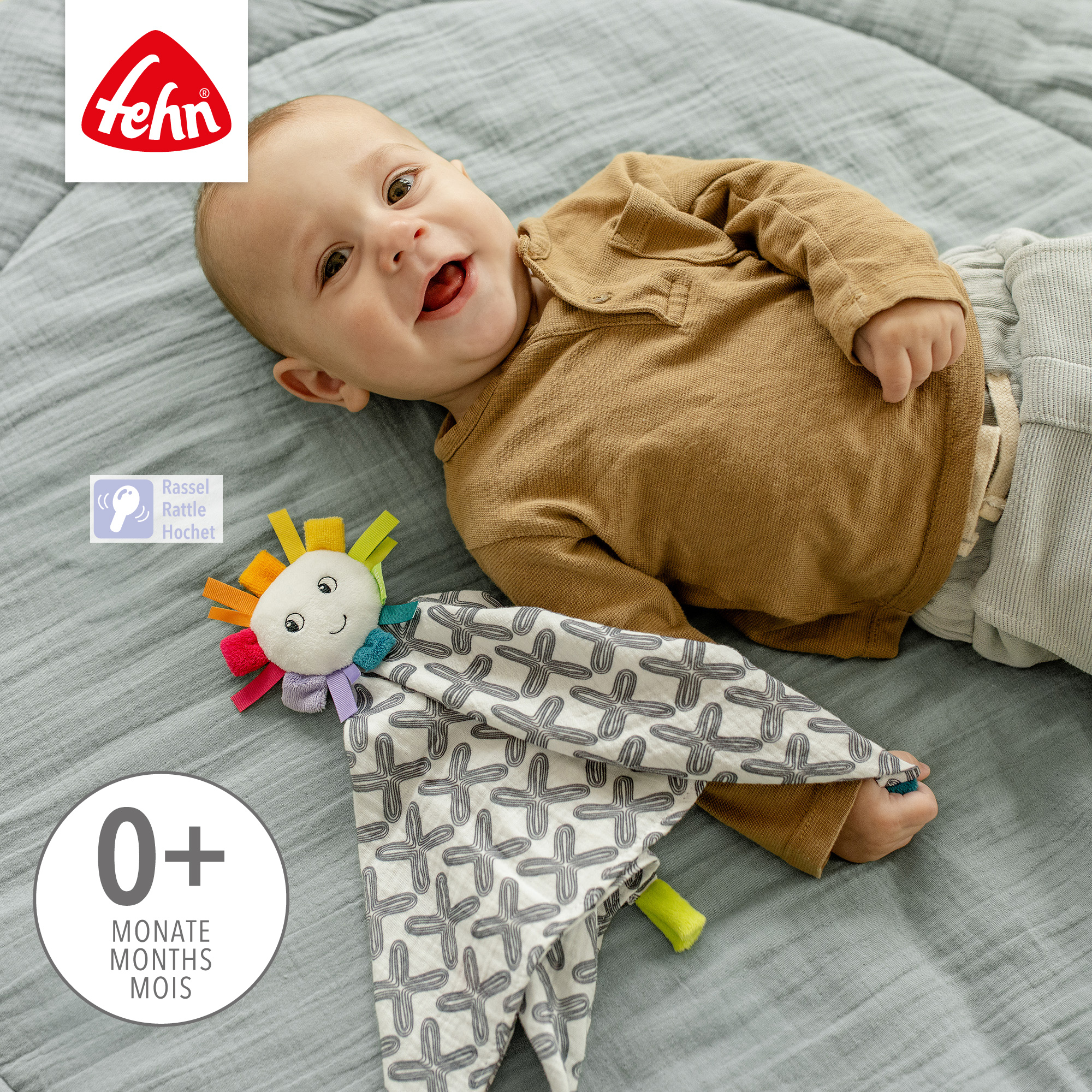 Schmusetücher, fehn, Mehrfarbig – Produktansicht