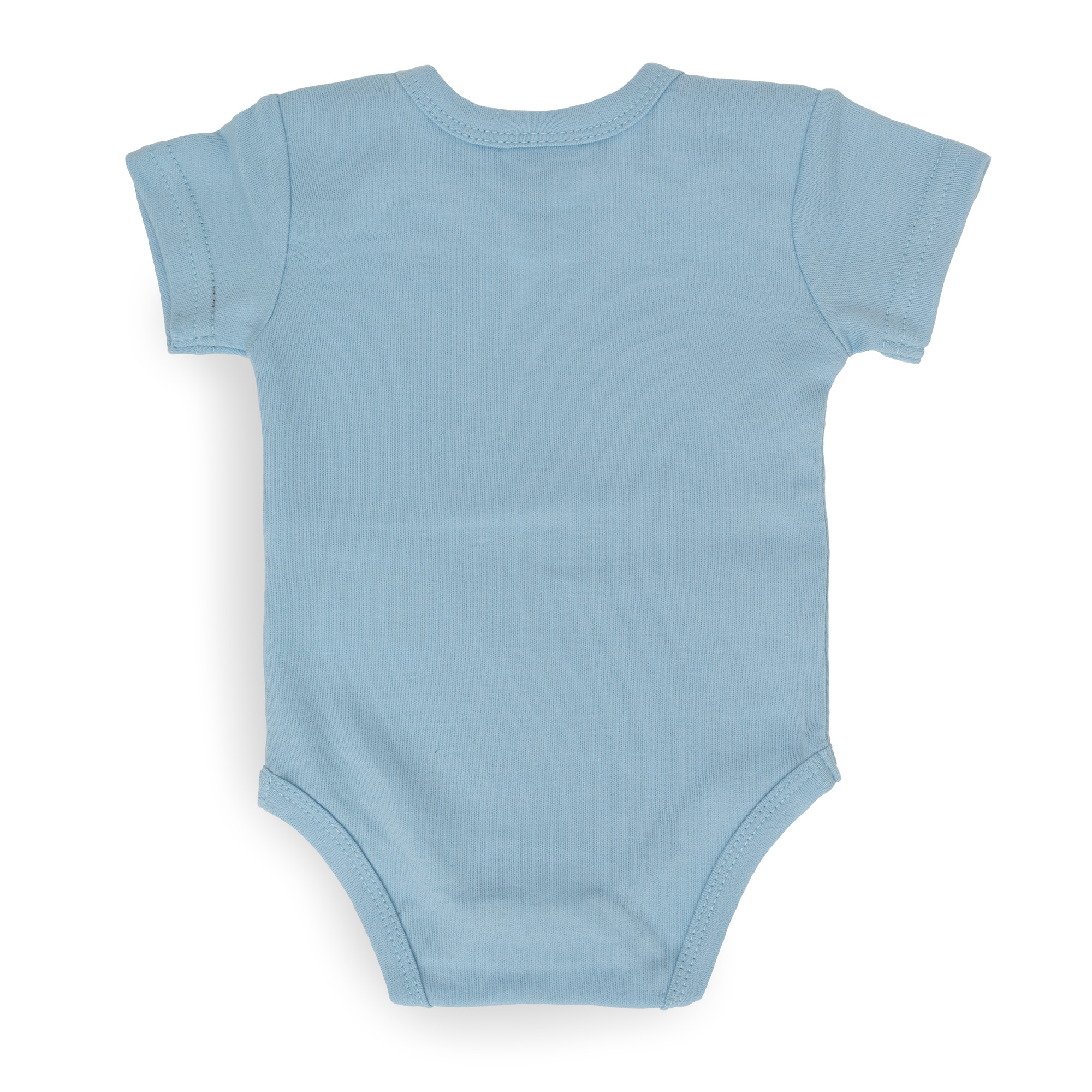 Kurzarmbodys, Boley, Blau – Produktansicht