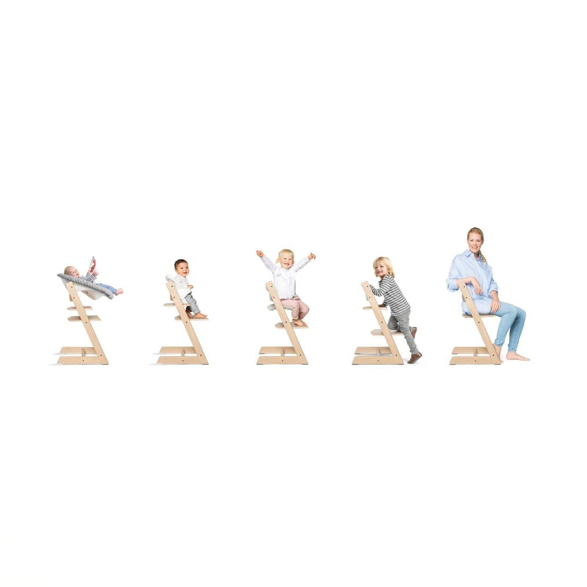 Treppenhochstühle, STOKKE, Weiß – Produktansicht
