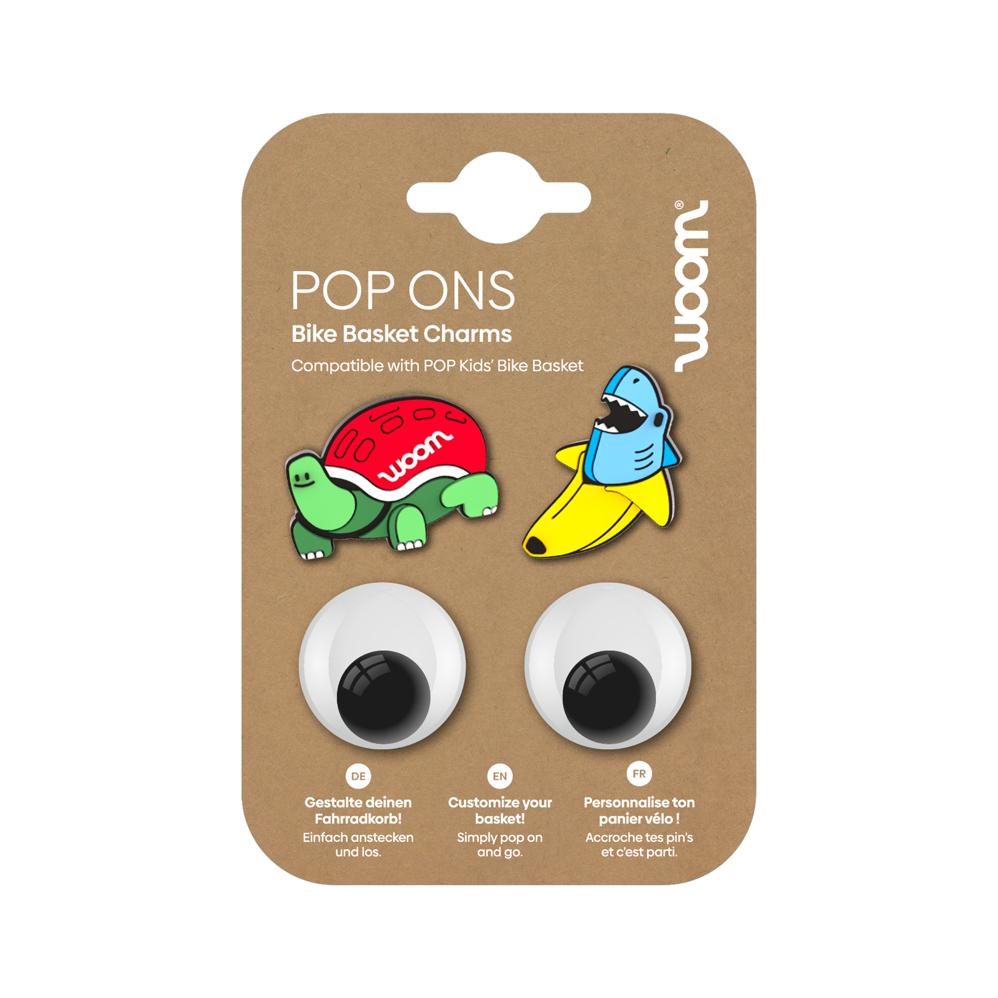 Kinderfahrzeuge, Woom, Rot – Besonderheit: Set aus 4 Ansteckern