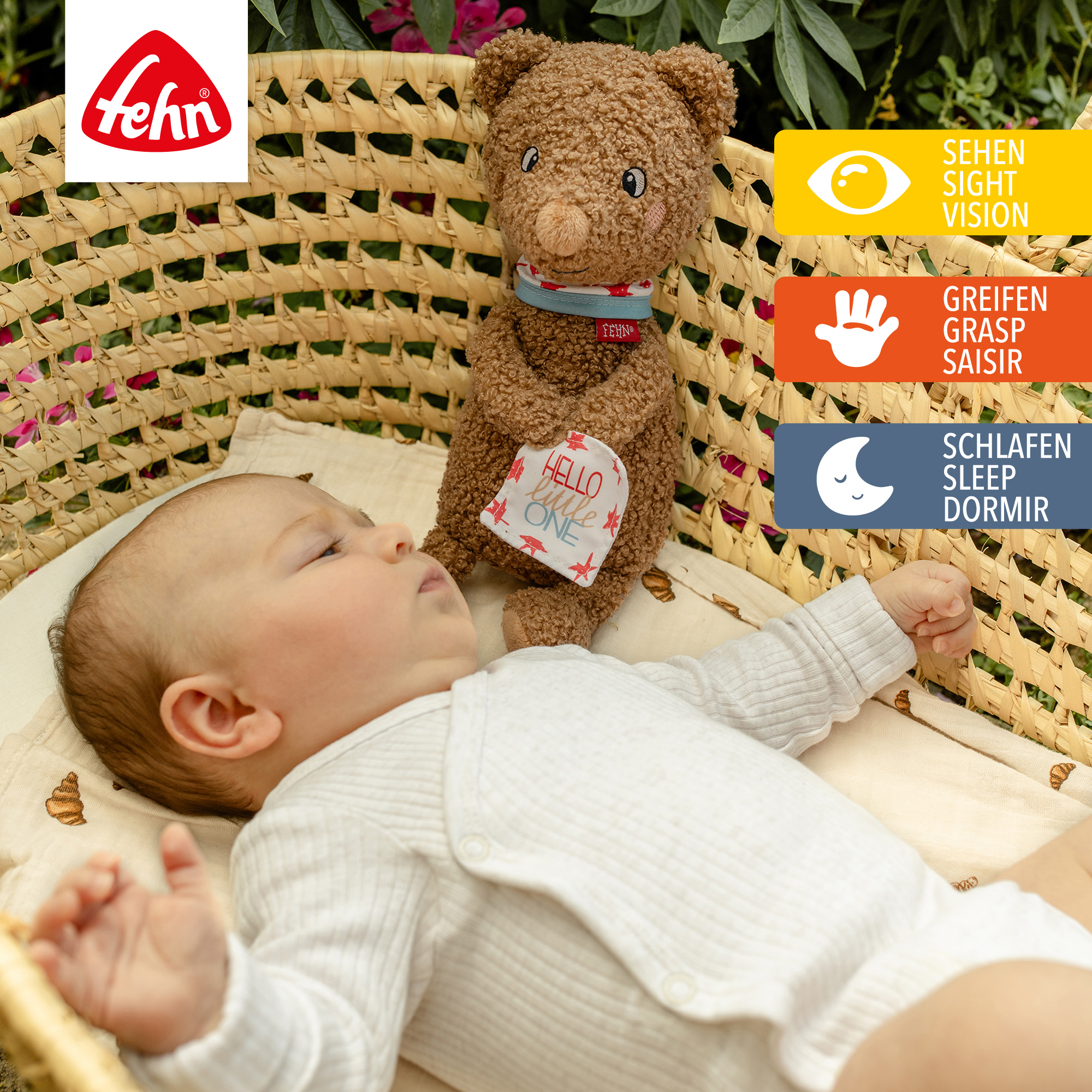 Kuscheltiere, fehn, Braun – Produktansicht