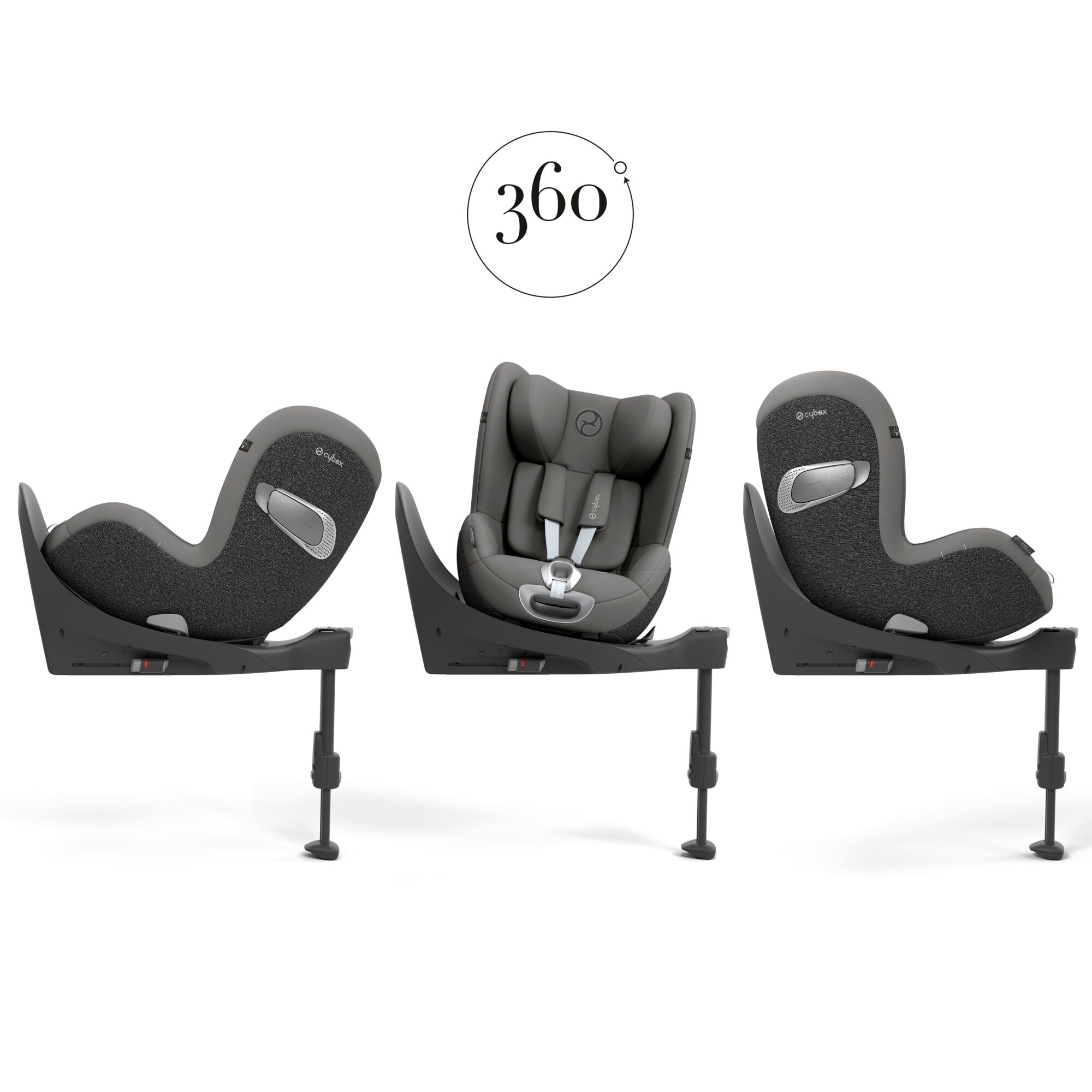 Reboarder 0-18 kg, Gruppe 0+/1, cybex PLATINUM, Grau – Produktansicht