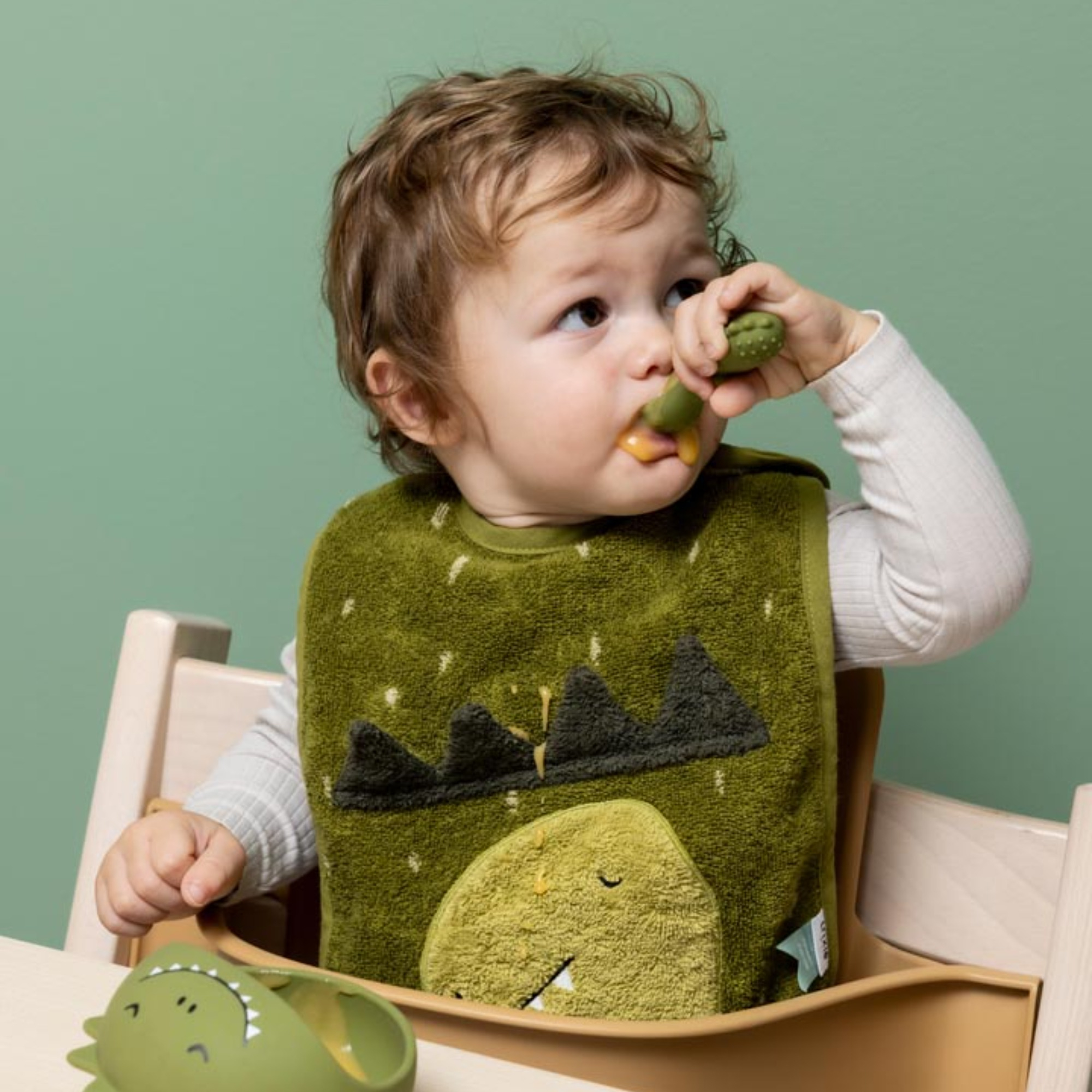 Besteck & Geschirr, trixie, Grün – Besonderheit: Set bestehend aus Schüssel und Löffel 