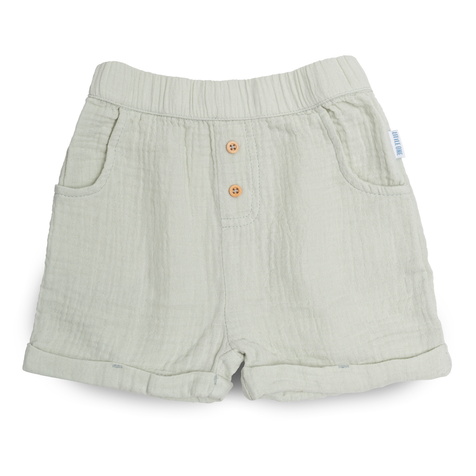 Kurze Hosen, LITTLE ONE, Grün – Besonderheit: aus 100% Baumwolle