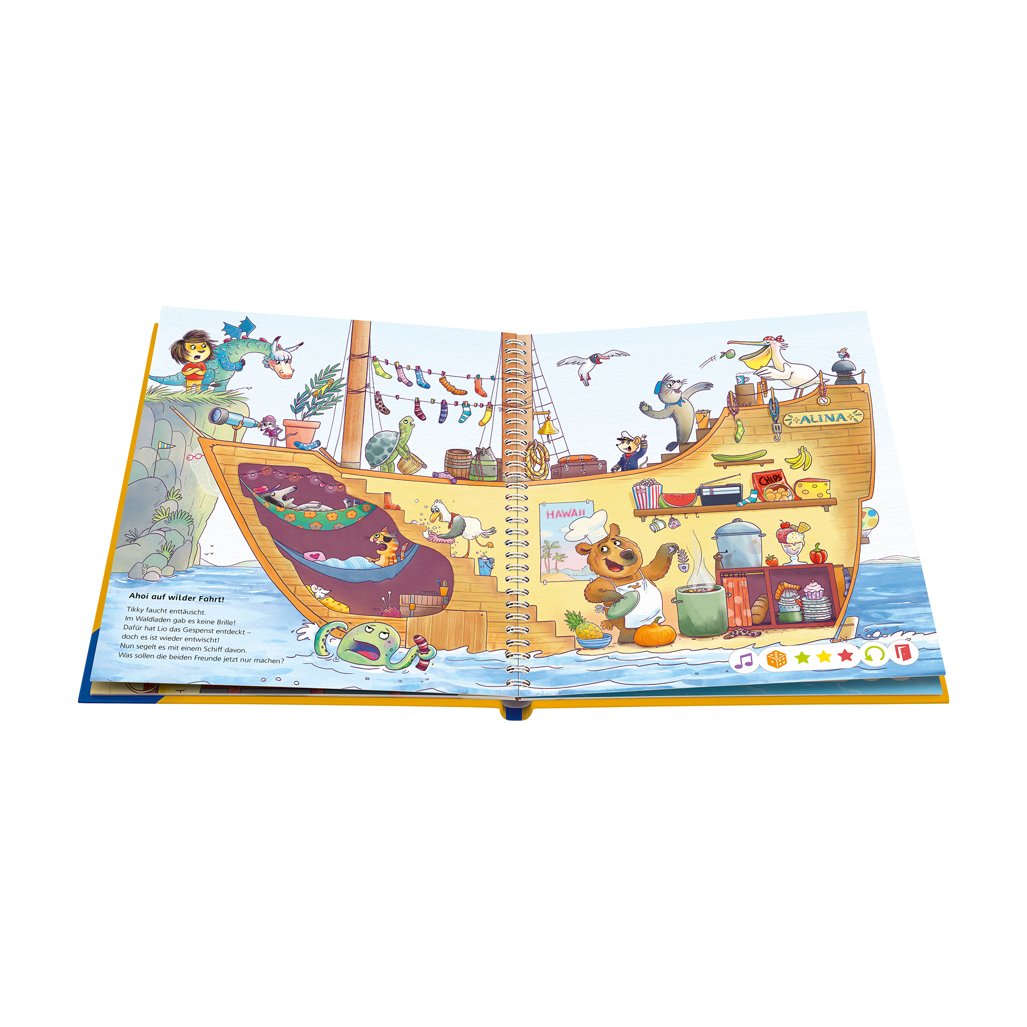 Kinderbücher, Tiptoi, Orange – Produktansicht