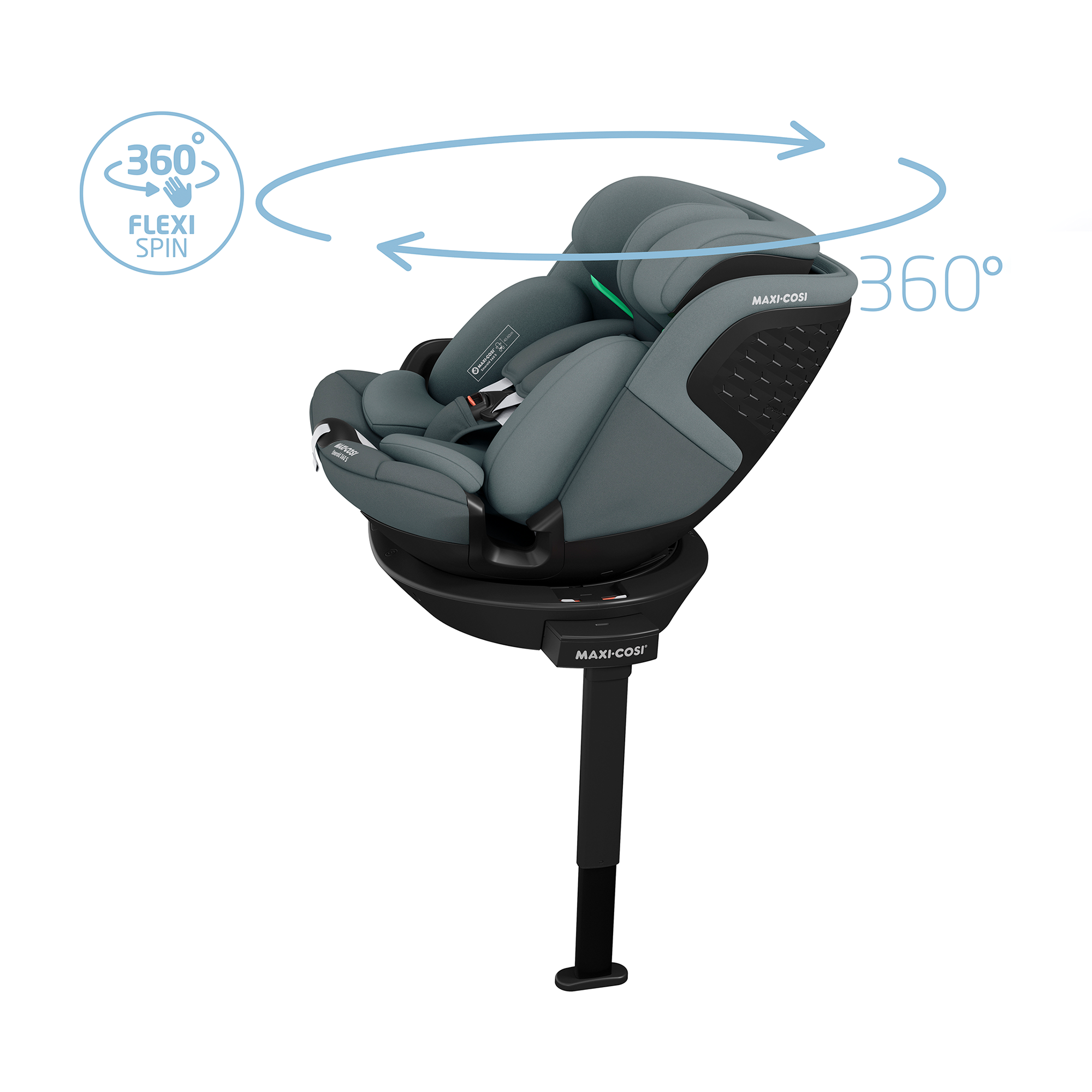 Kindersitze 9-36 kg, Gruppe 1/2/3, MAXI-COSI, Grau – Produktansicht