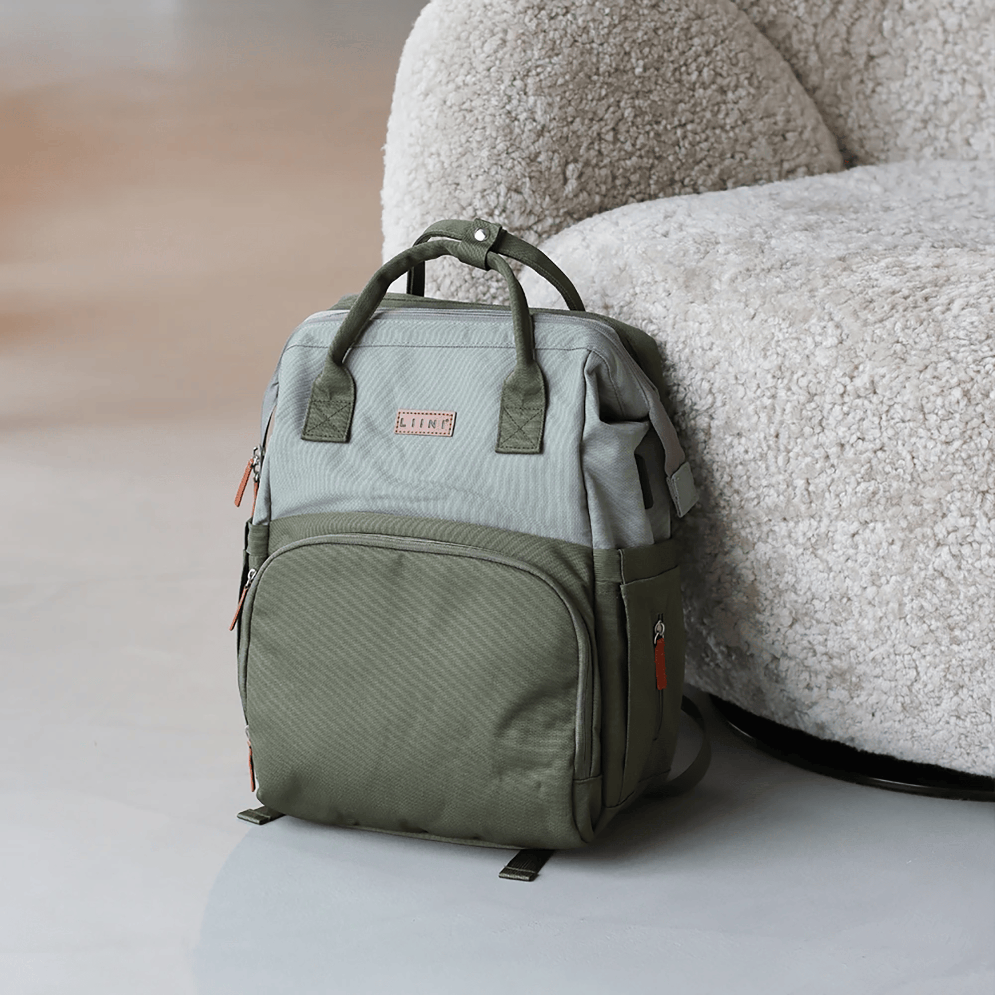 Wickeltaschen, LIINI, Grün – Produktansicht