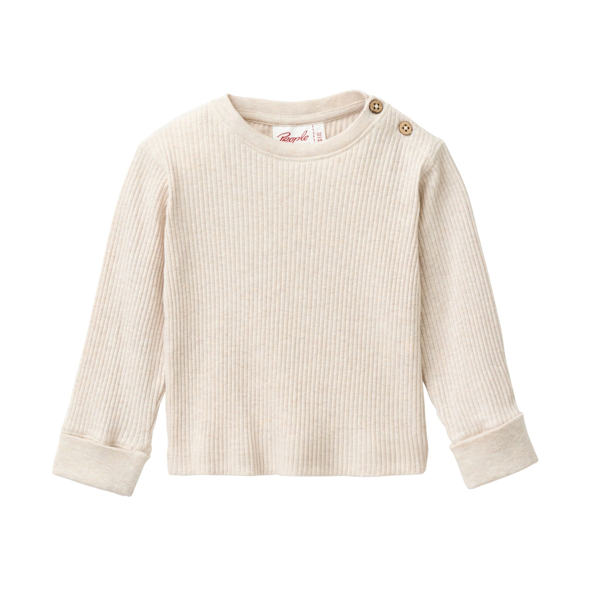 Strickpullover, People Wear Organic, Beige – Besonderheit: aus 95% Baumwolle