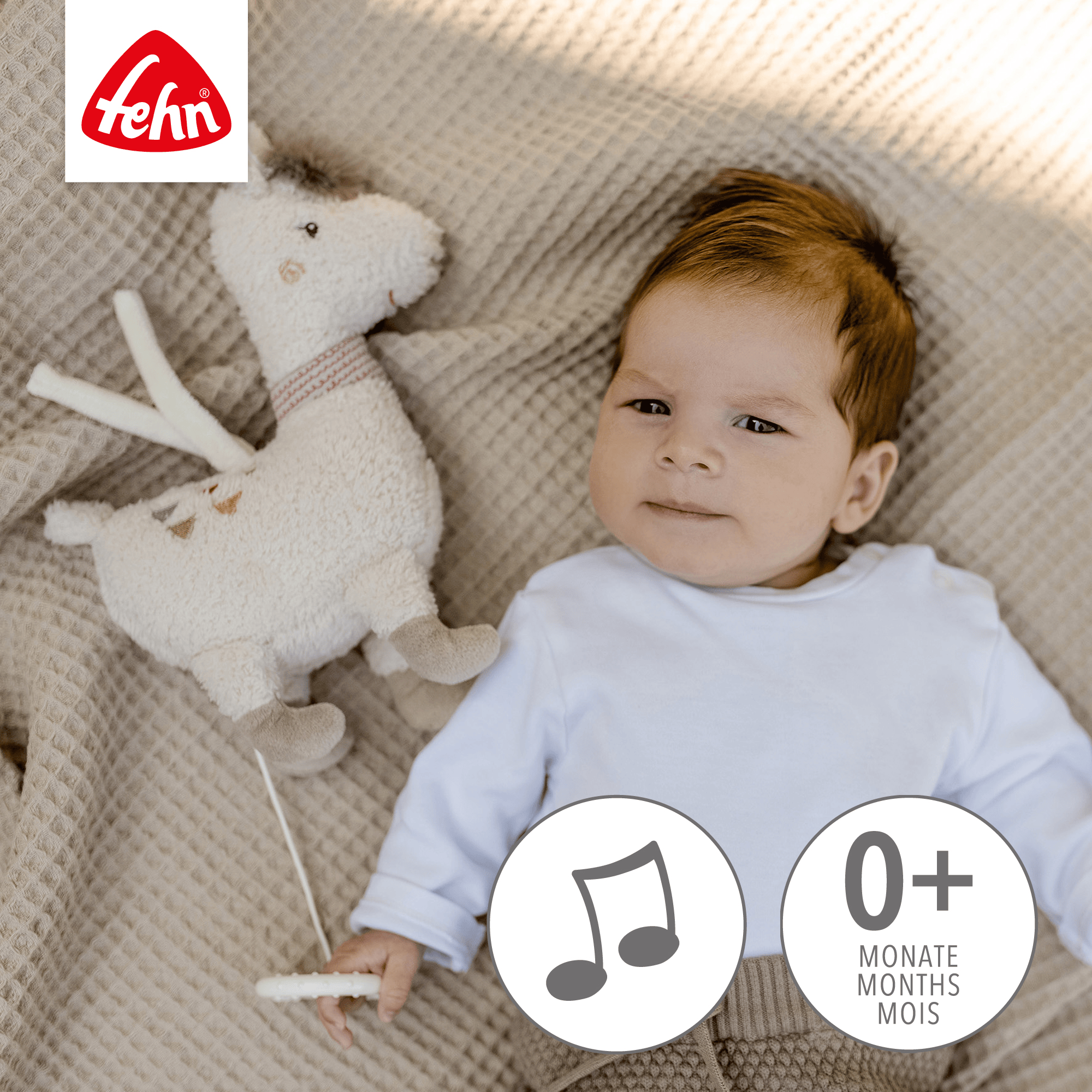 Spieluhren, fehn, Weiß – Produktansicht