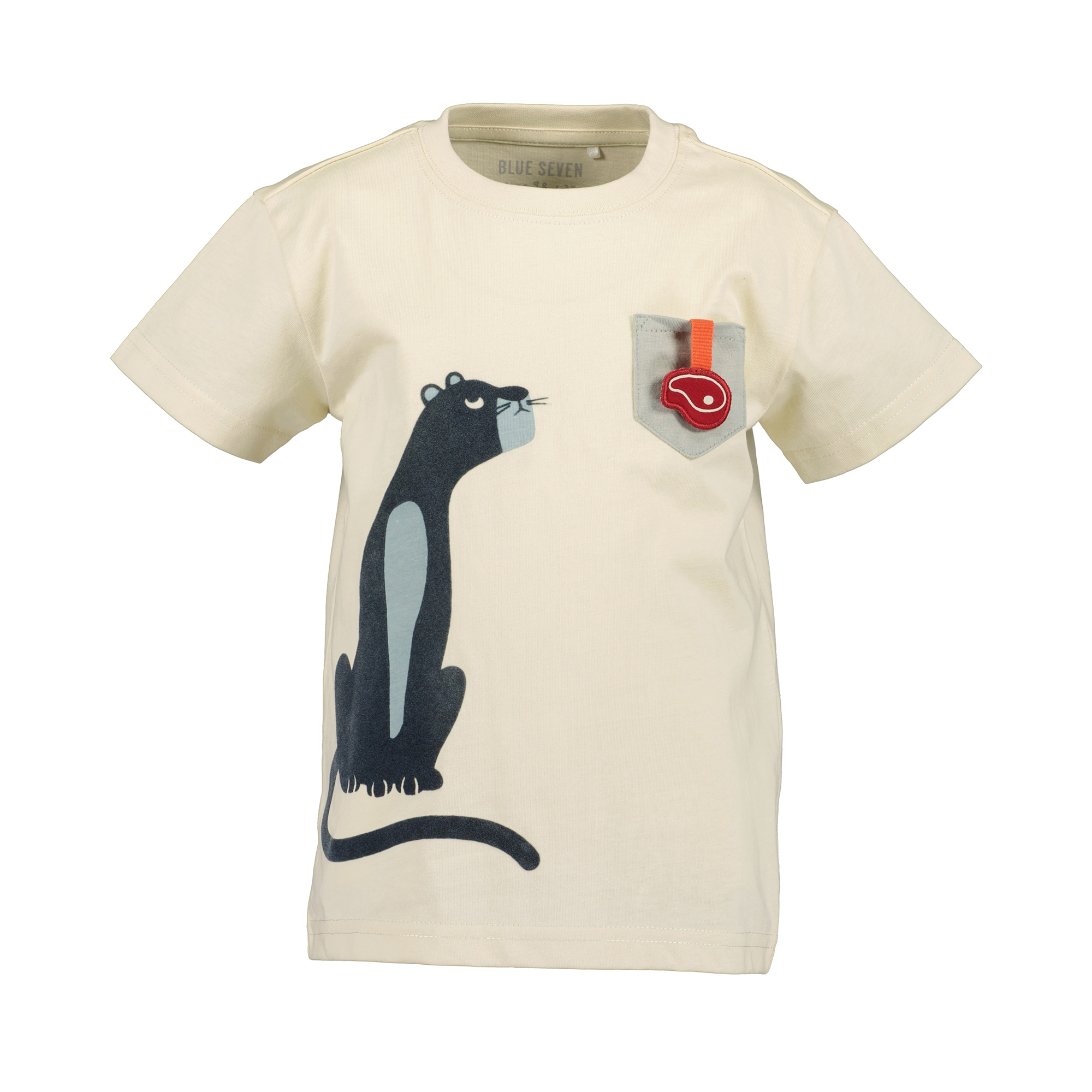Kurzarmshirts, blue seven, Beige – Besonderheit: aus 100% Baumwolle