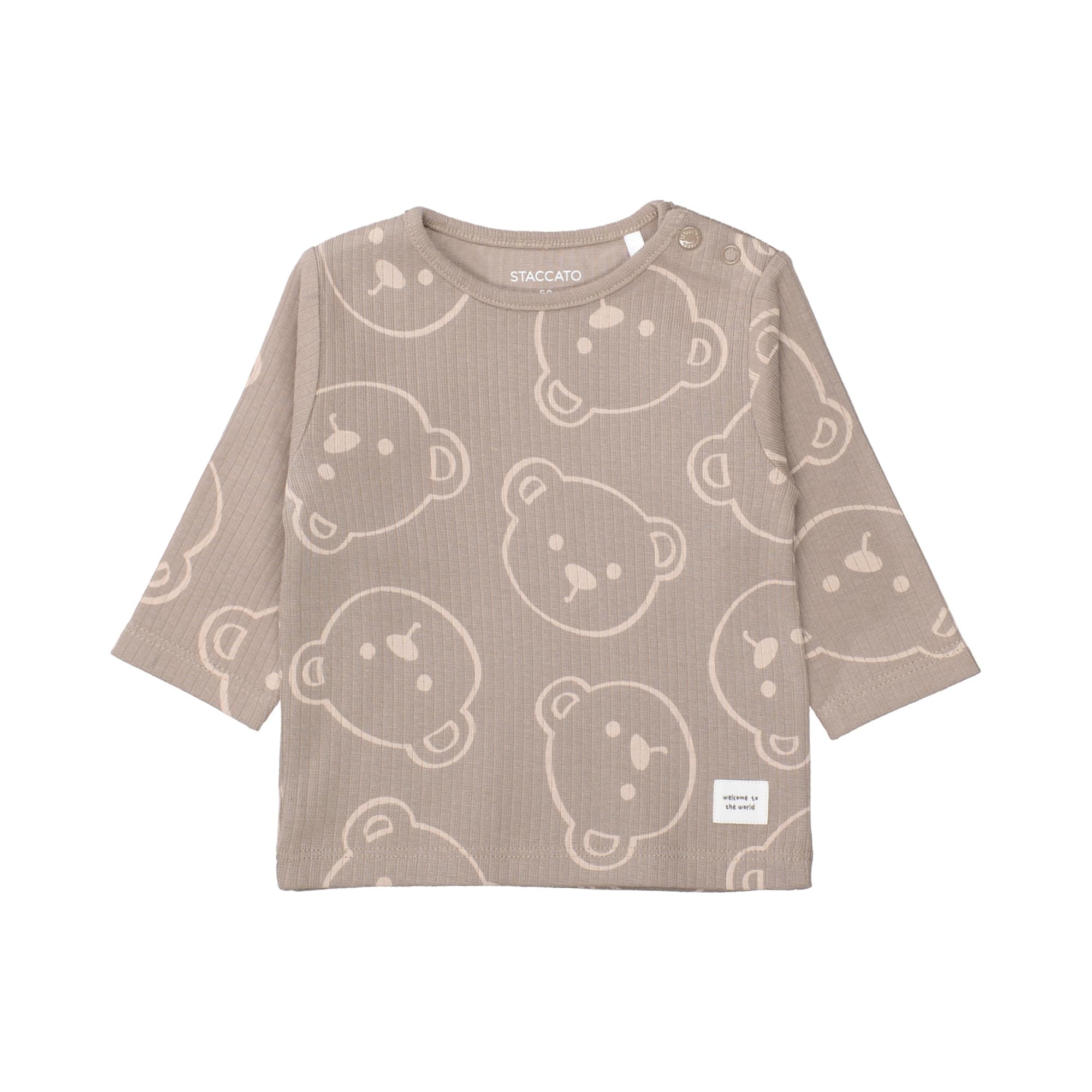 Langarmshirts, STACCATO, Braun – Produktansicht