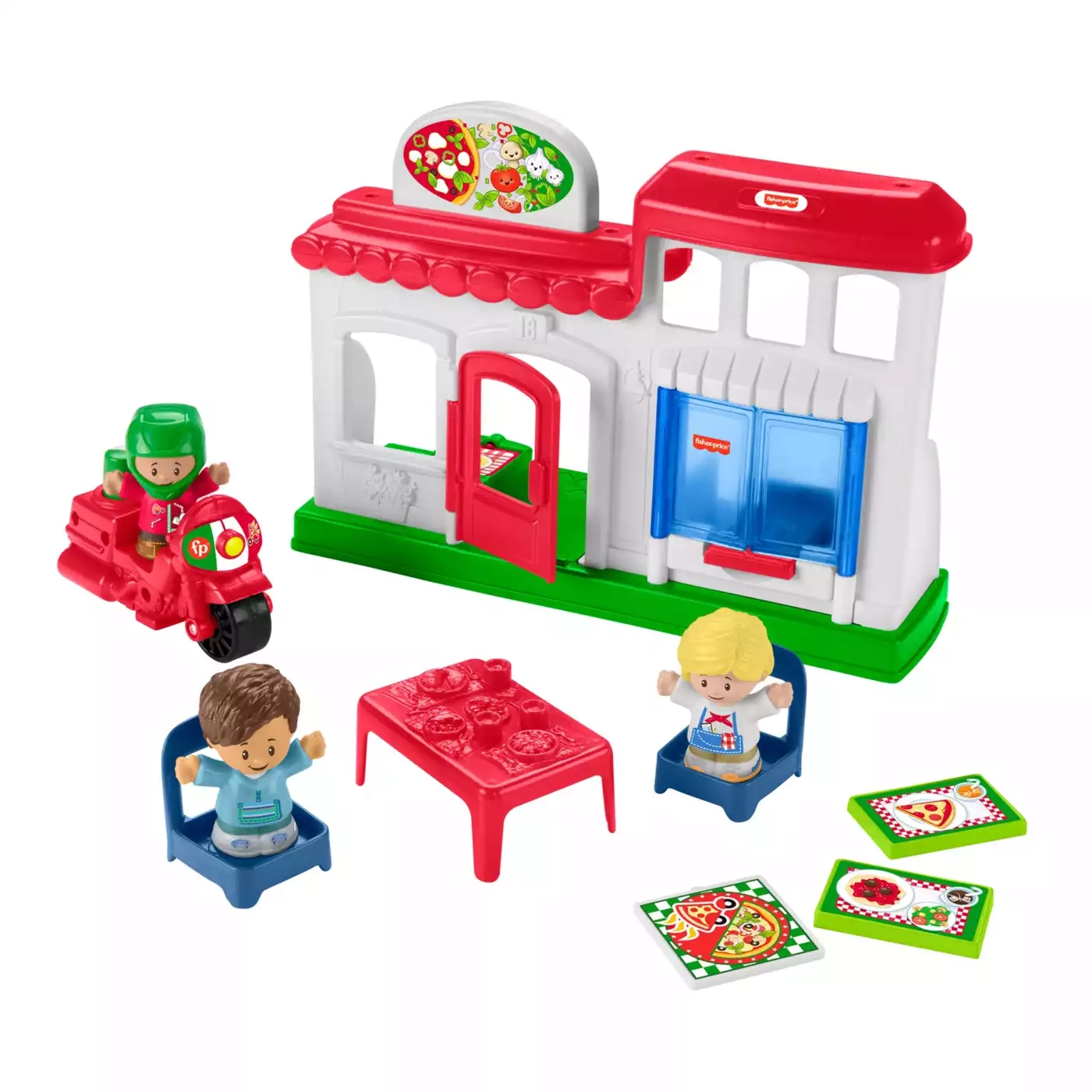 Pizza-Lieferservice Spielset Fisher Price 2000581328201 1