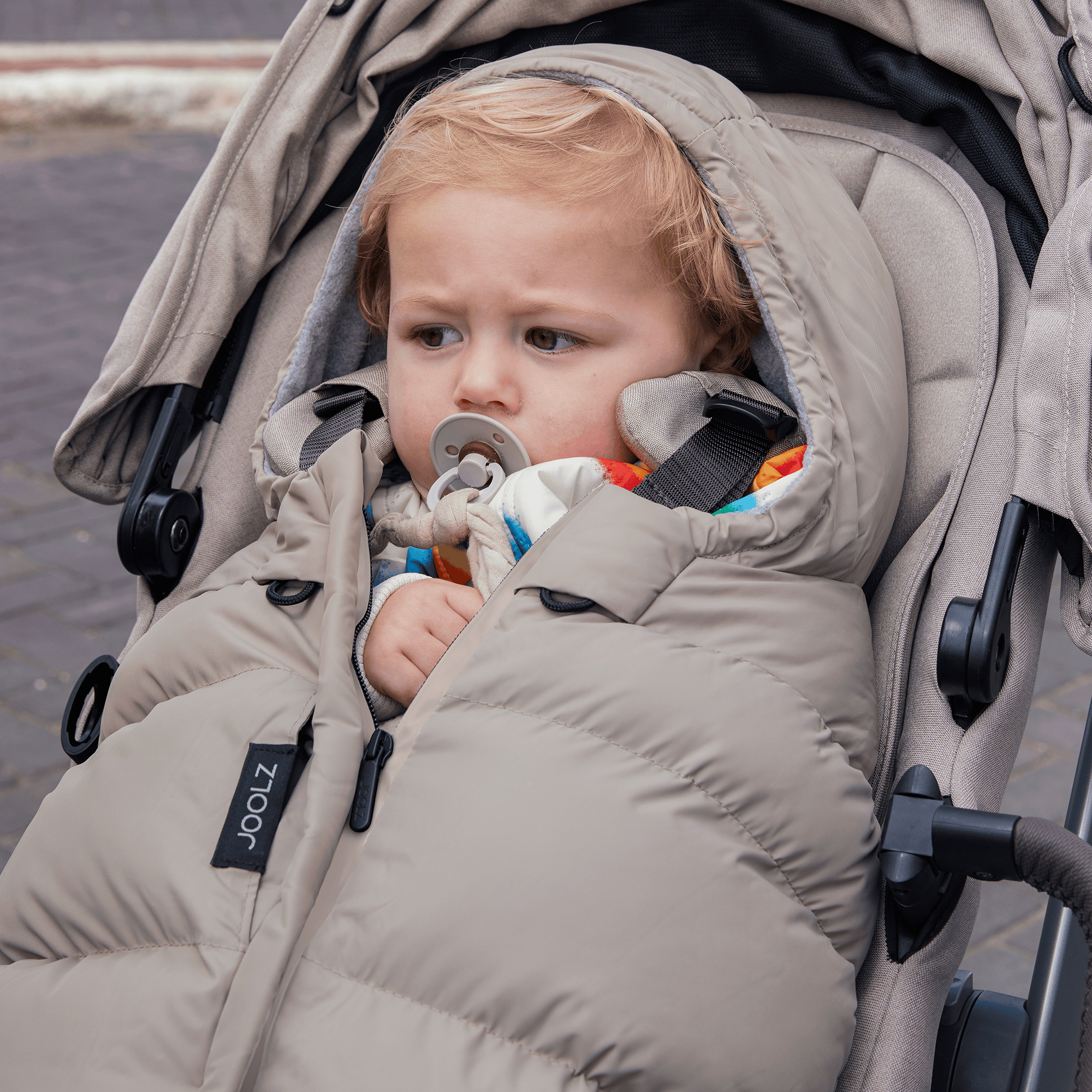 Fußsäcke & Decken, JOOLZ, Beige – Besonderheit: TOG-Wert von 19,2 für optimale Wärmeisolierung