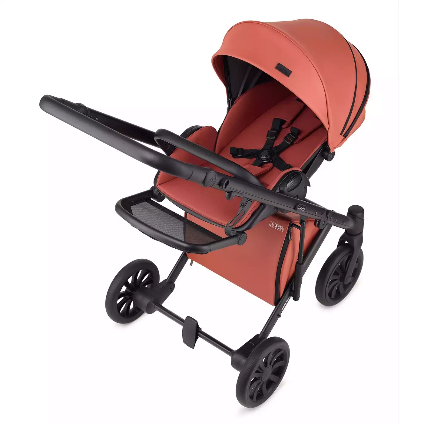 Hochstühle weiß, MINI Family, Braun – Produktansicht