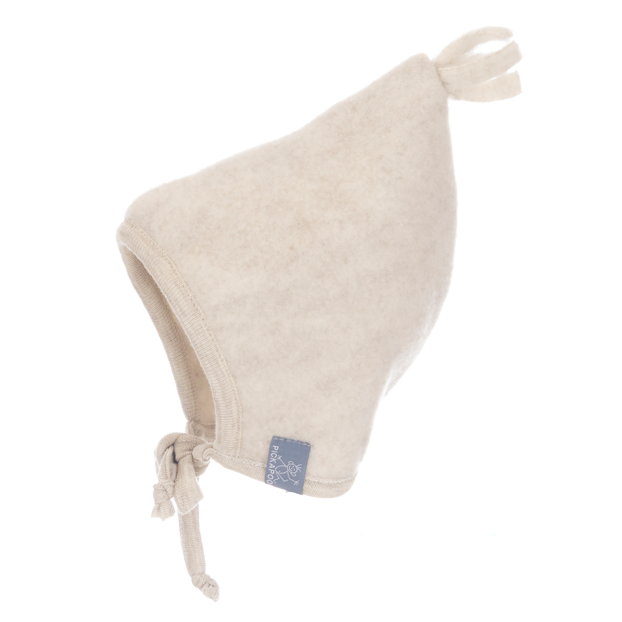 Wollfleece Mützen, PICKAPOOH, Beige – Produktansicht