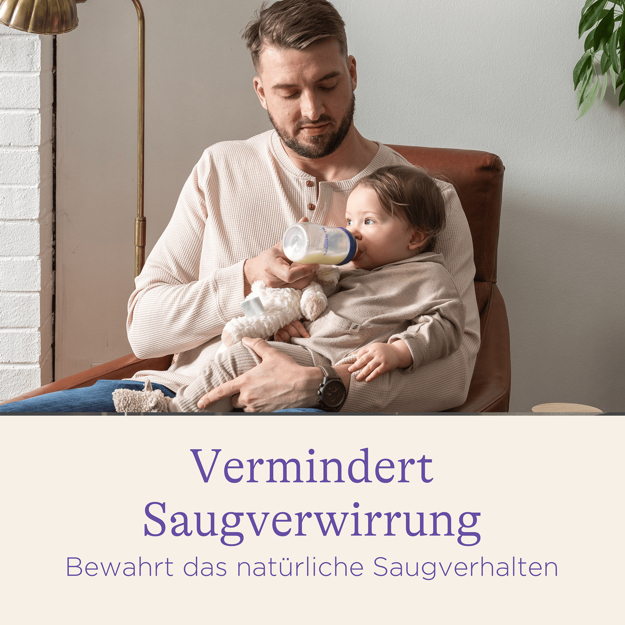 Babyfläschchen, Lansinoh, Transparent – Besonderheit: mit NaturalWave® Sauger
