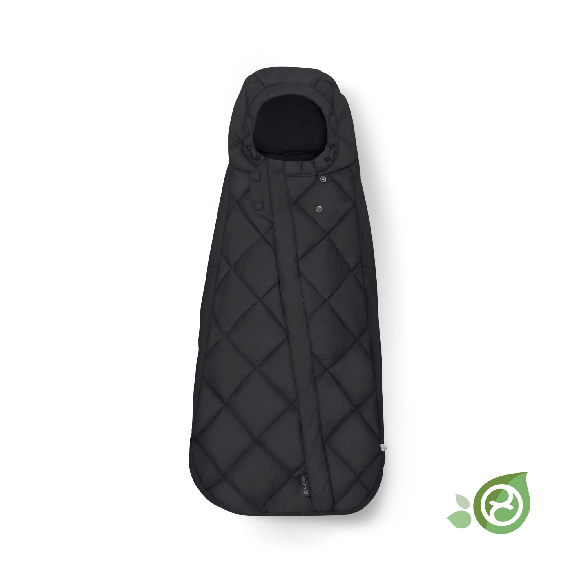 Fußsäcke, cybex, Schwarz – Produktansicht