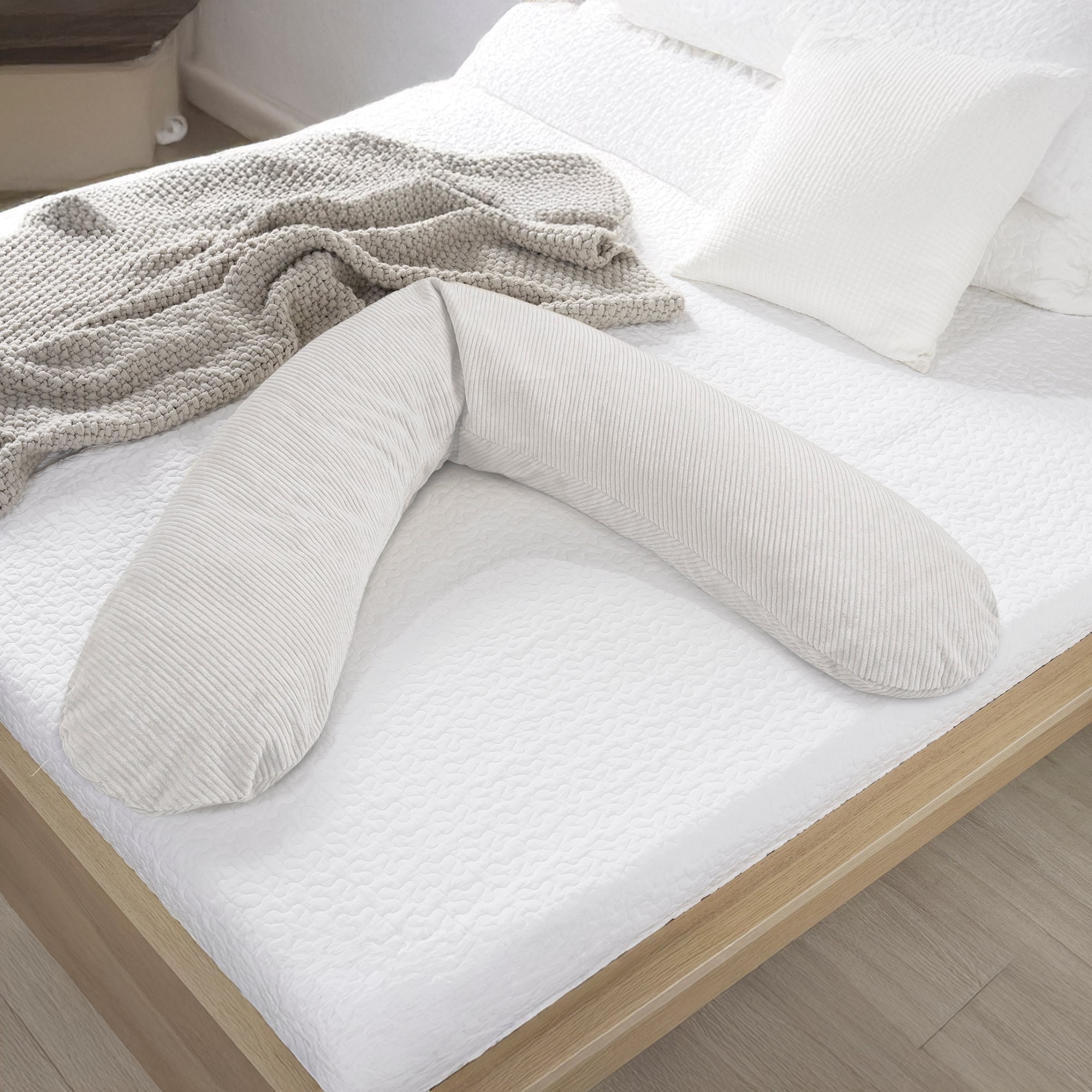Stillkissen, THERALINE, Grau – Produktansicht