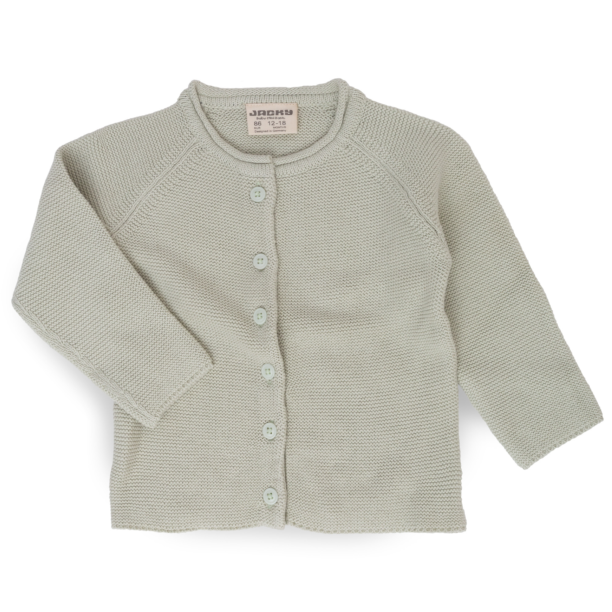 Sweat-, Fleece- & Strickjacken, JACKY, Grün – Besonderheit: aus 100% Baumwolle