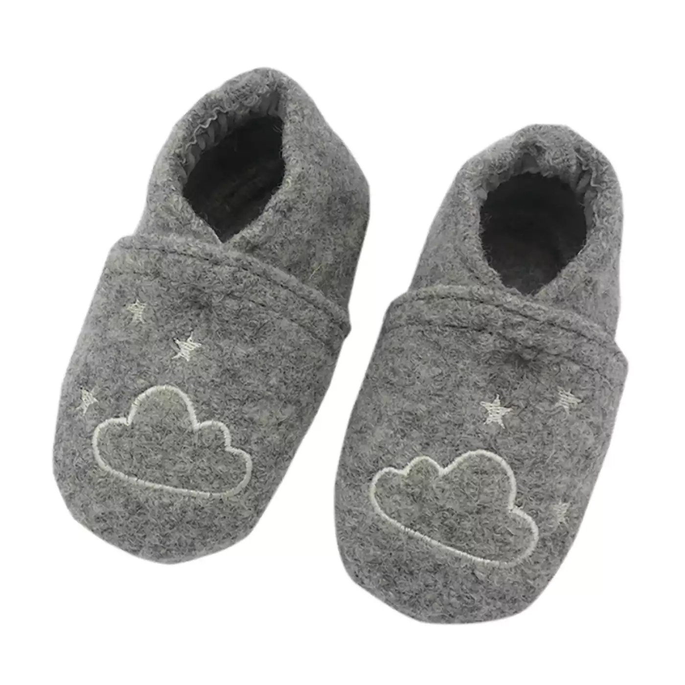 Krabbelschuhe, MaxiMo, Grau – Besonderheit: Anti-Rutsch-Sohle