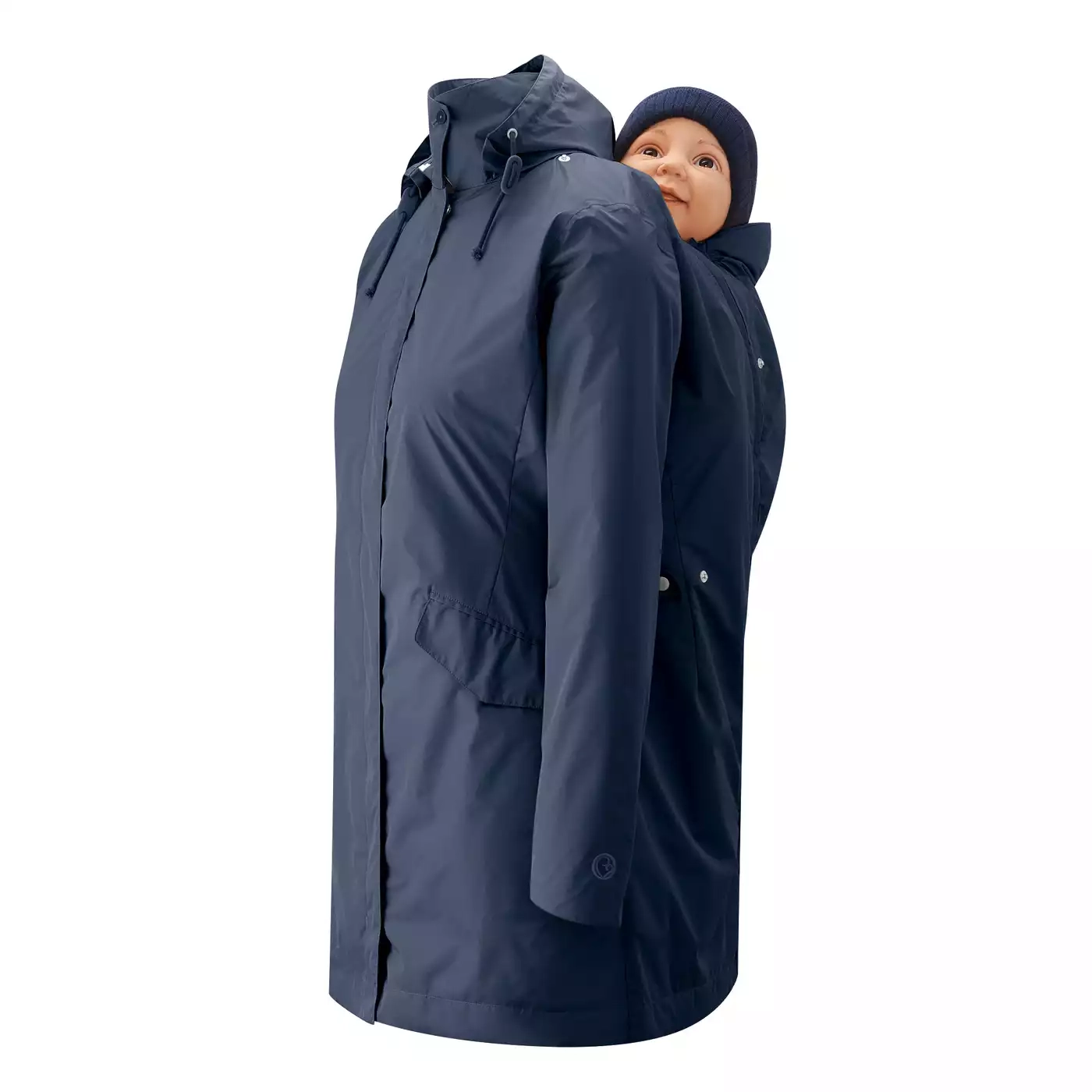 Tragejacken, mamalila, Blau – Produktansicht