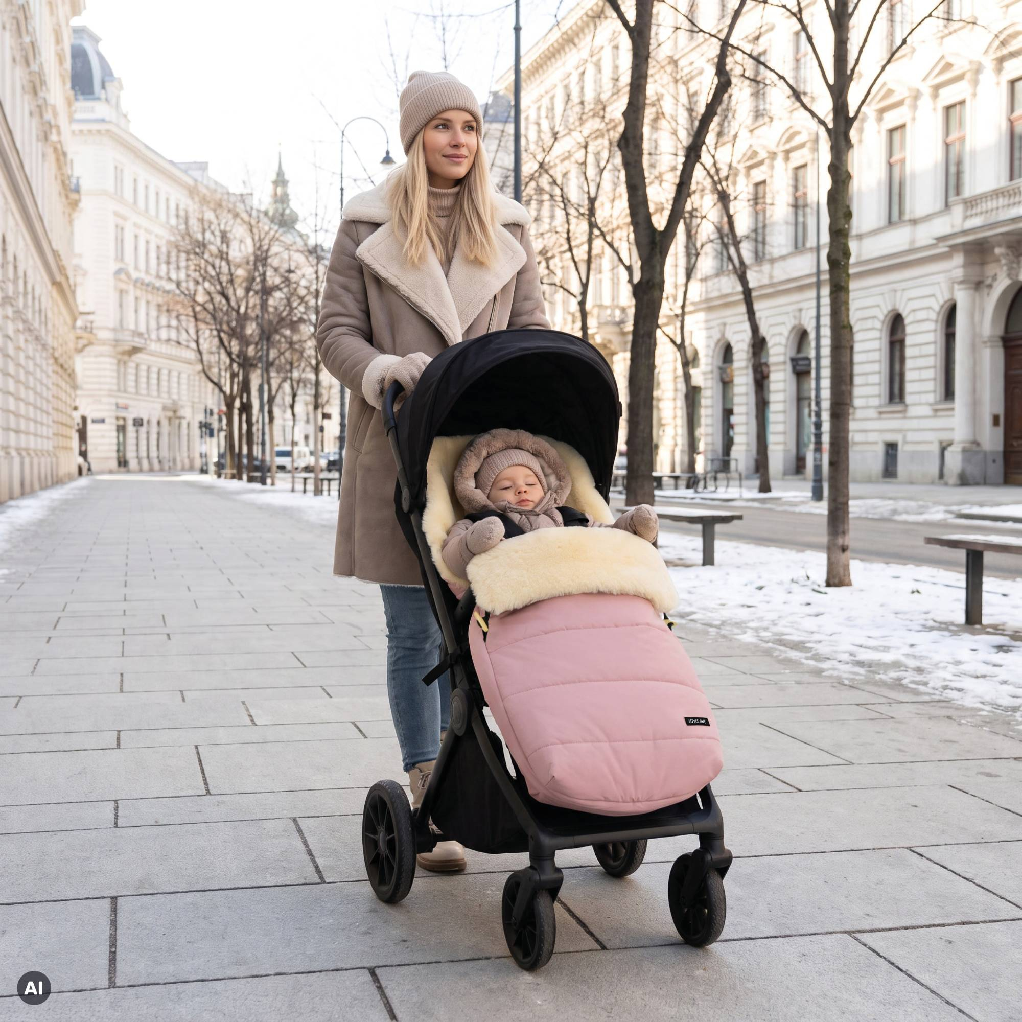 Fußsäcke & Decken, LITTLE ONE, Pink – Produktansicht