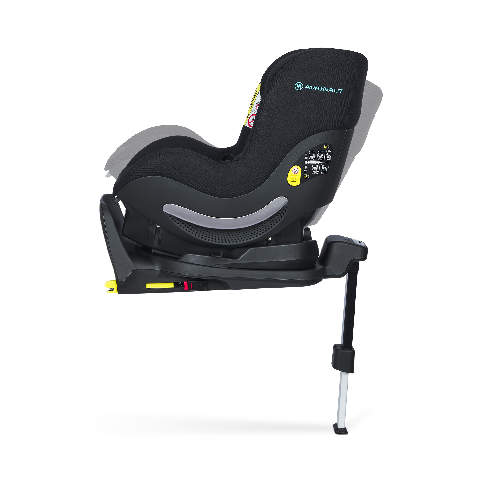 Reboarder 0-18 kg, Gruppe 0+/1, AVIONAUT, Schwarz – Produktansicht