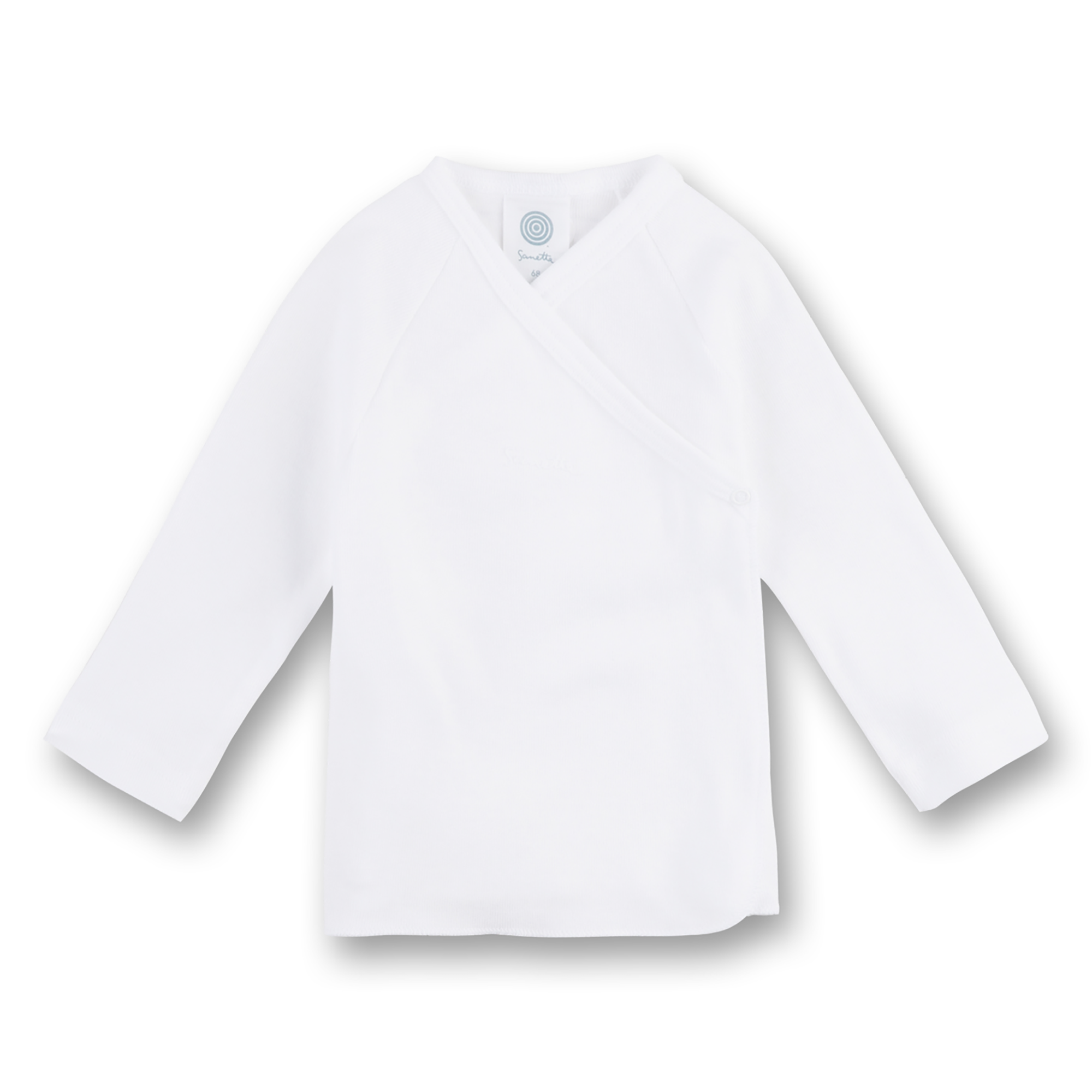 Flügelhemdchen, Sanetta, Weiß – Besonderheit: Feinripp-Qualität aus 100% Organic Cotton