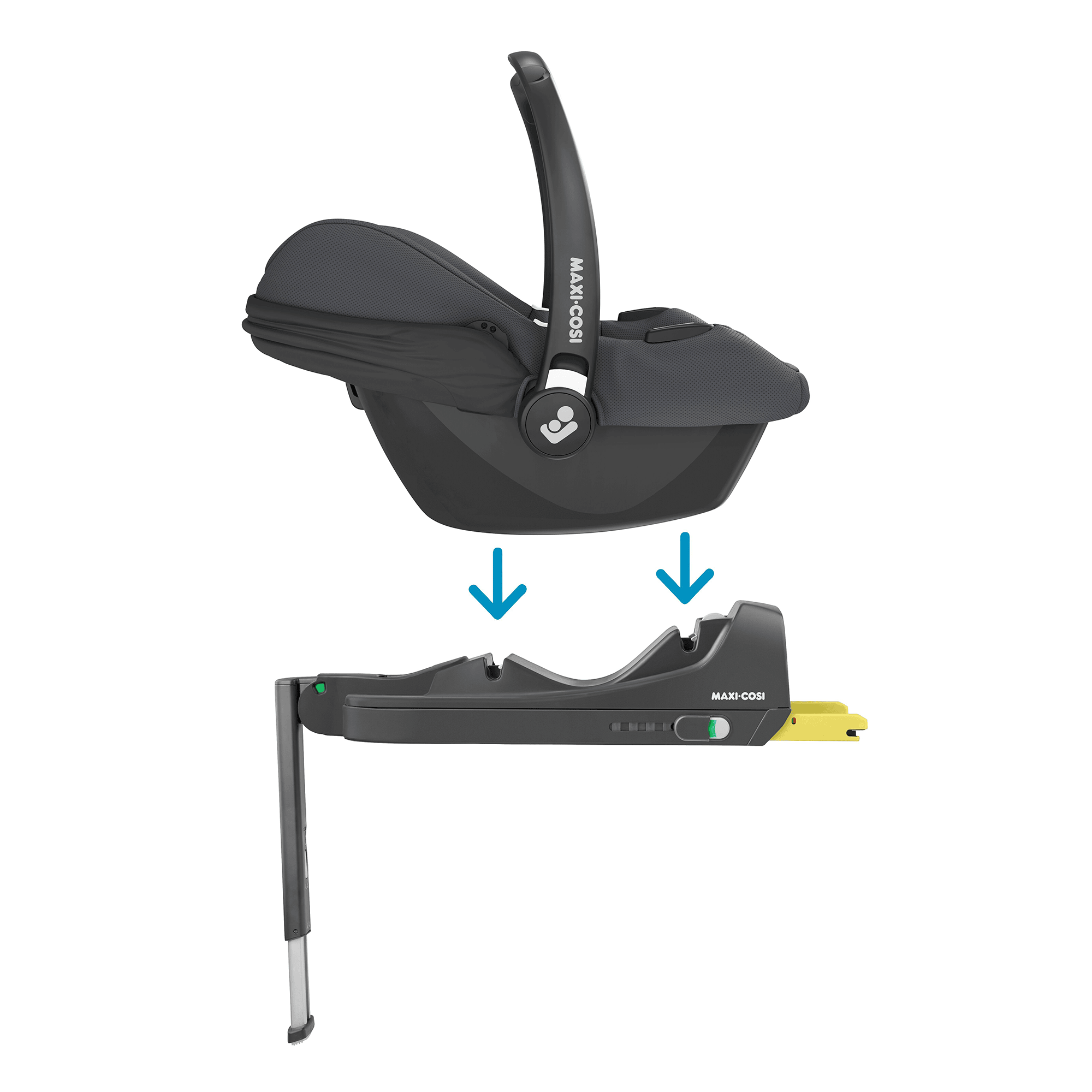 Babyschalen 0-13 kg, Gruppe 0+, MAXI-COSI, Grau – Produktansicht