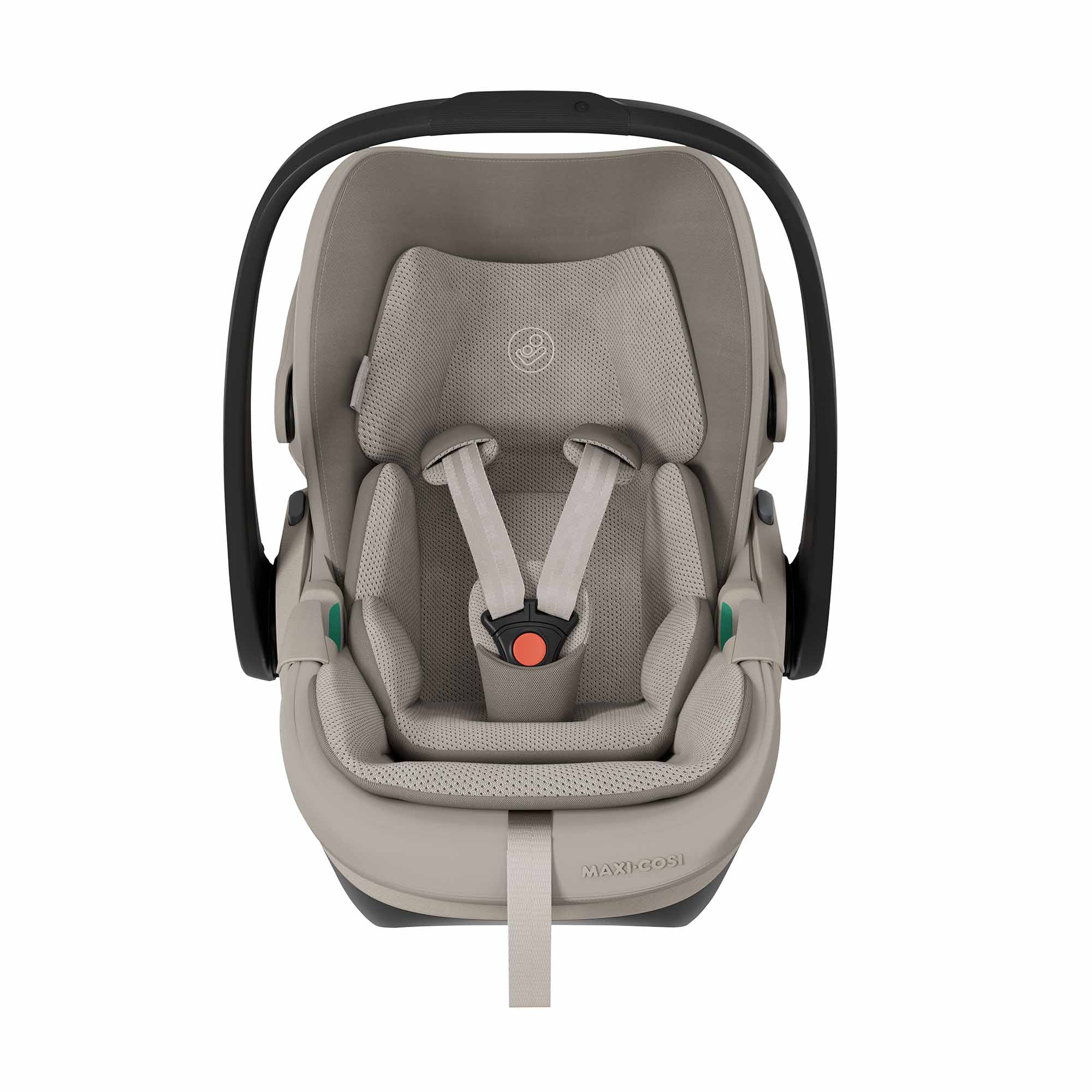 Babyschalen 0-13 kg, Gruppe 0+, MAXI-COSI Premium, Beige – Besonderheit: in Kombination mit der Family Fix Slide Pro Easy in, easy out mit SLIDETECH®2