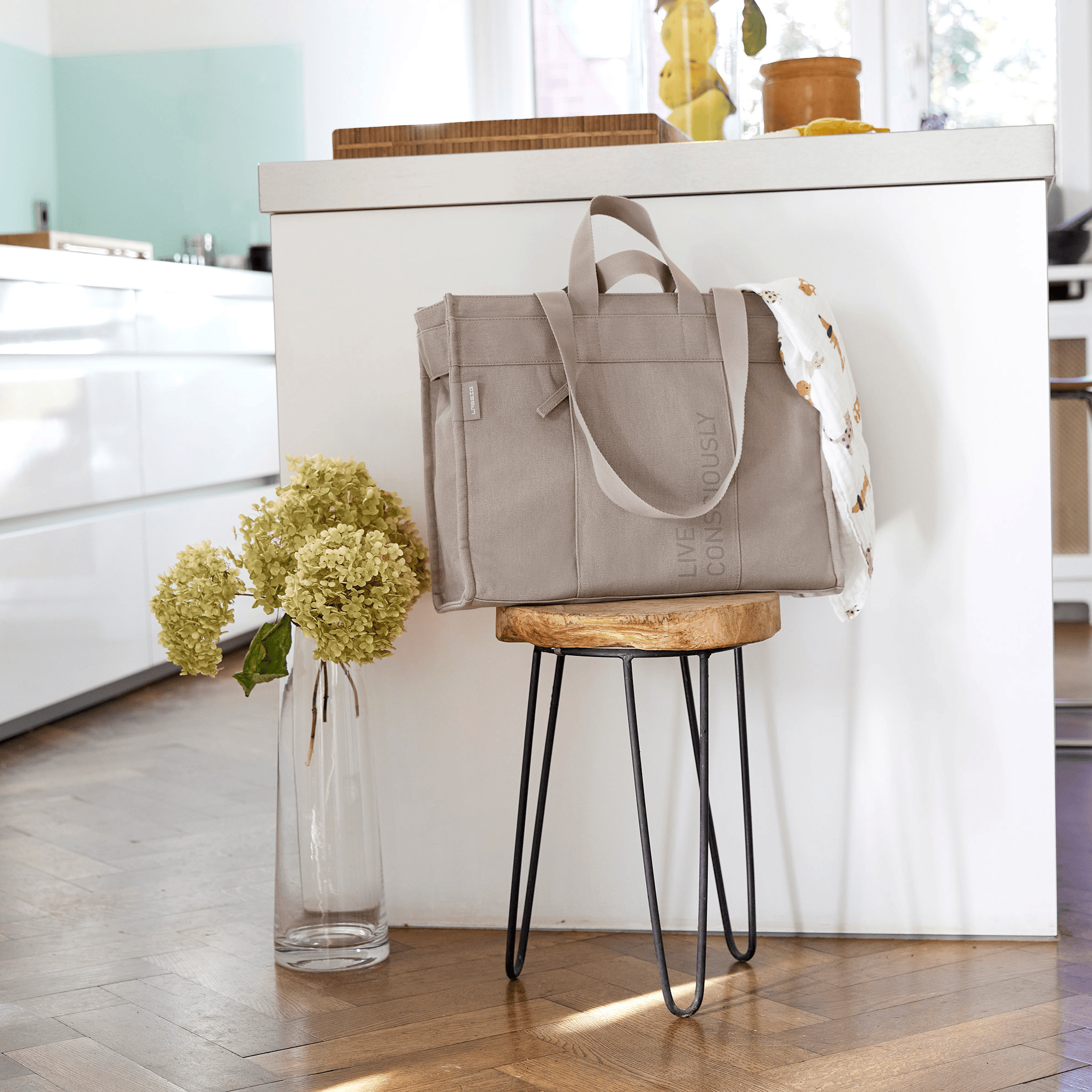 Wickeltaschen, LÄSSIG, Grau – Produktansicht