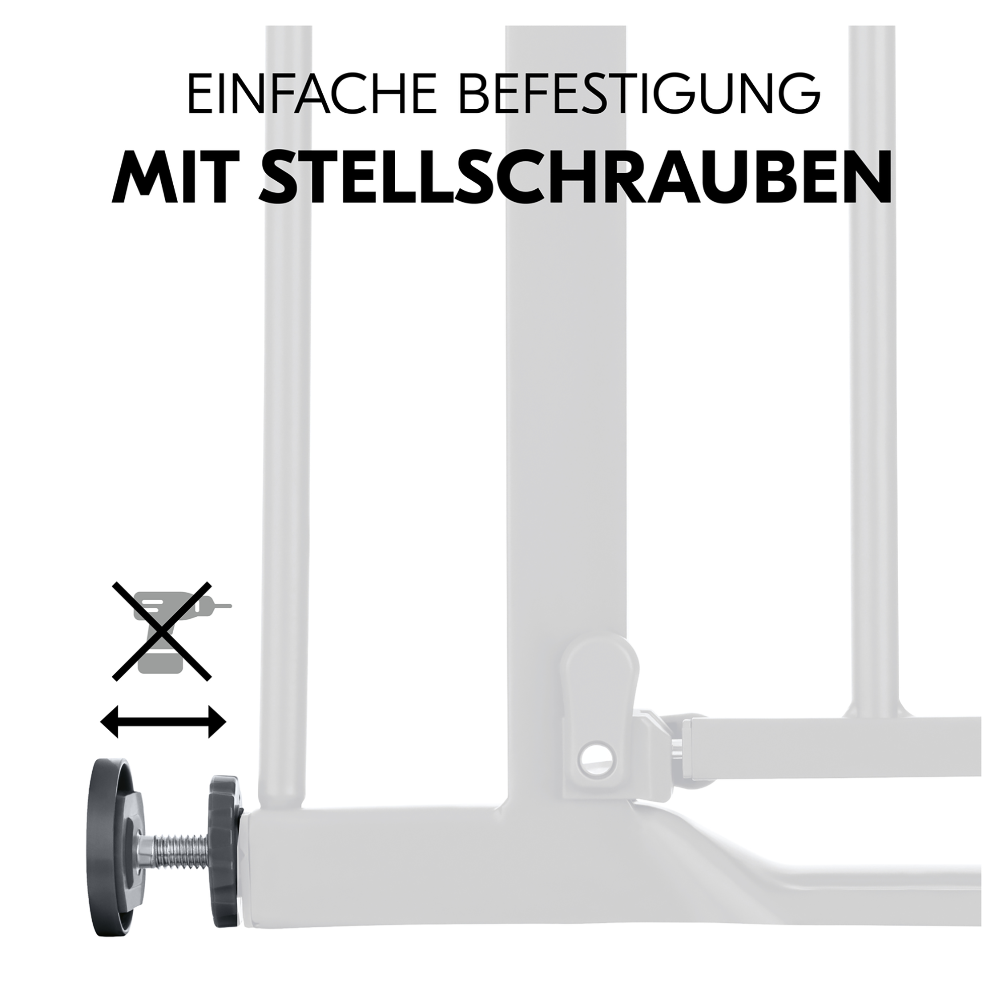 Tür- & Treppenschutzgitter, hauck, Grau – Produktansicht