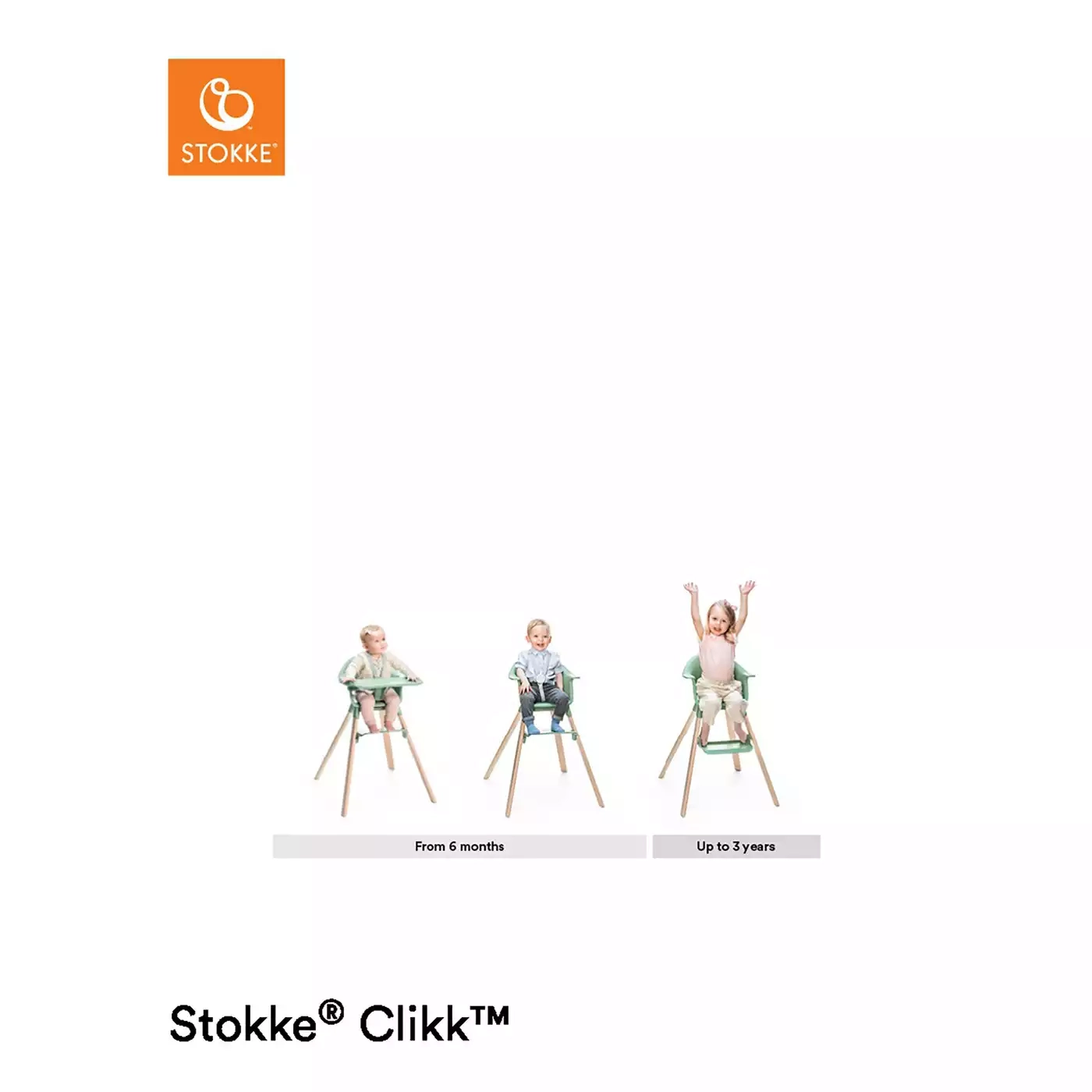 Treppenhochstühle, STOKKE, Weiß – Produktansicht