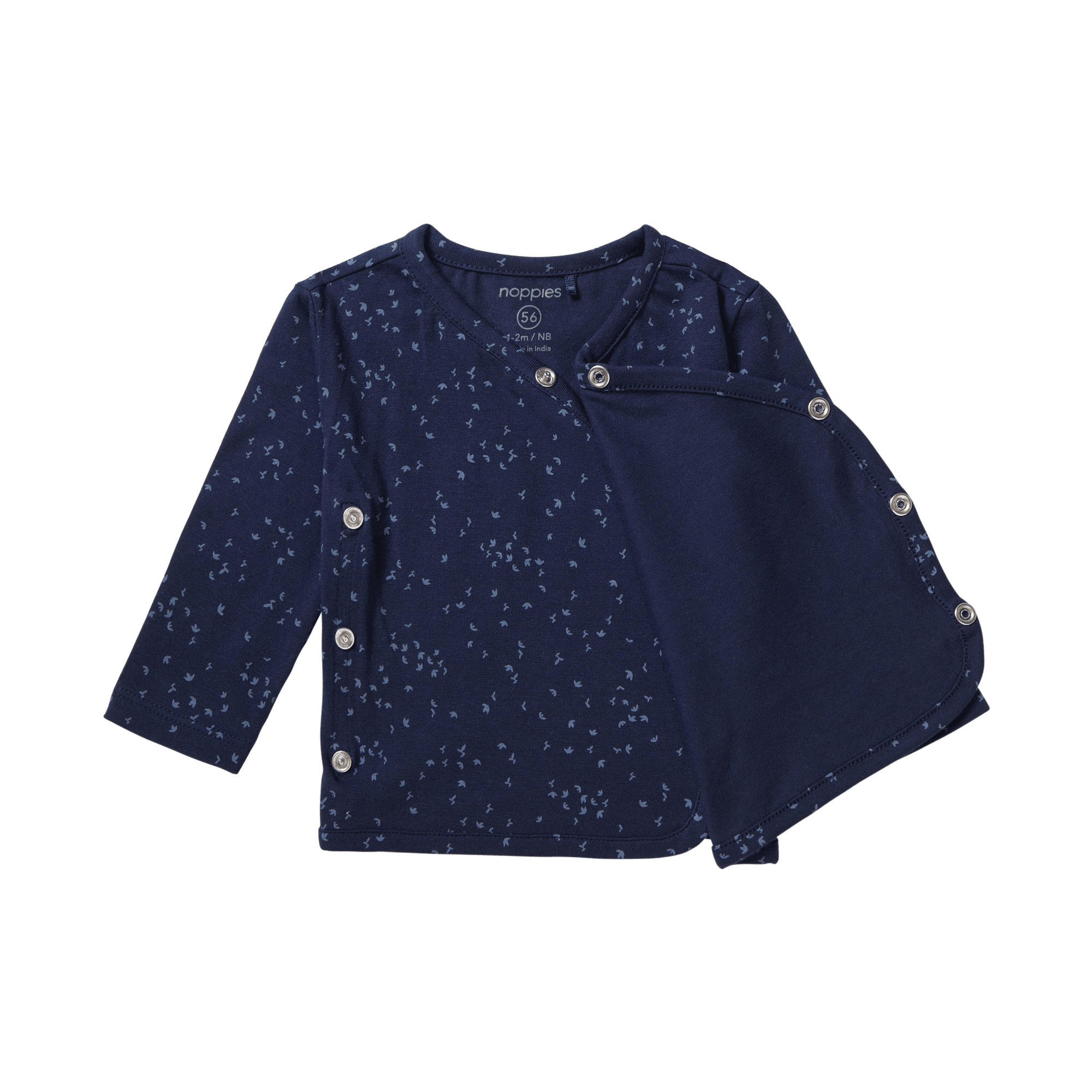 Wickelshirt, noppies, Schwarz – Produktansicht