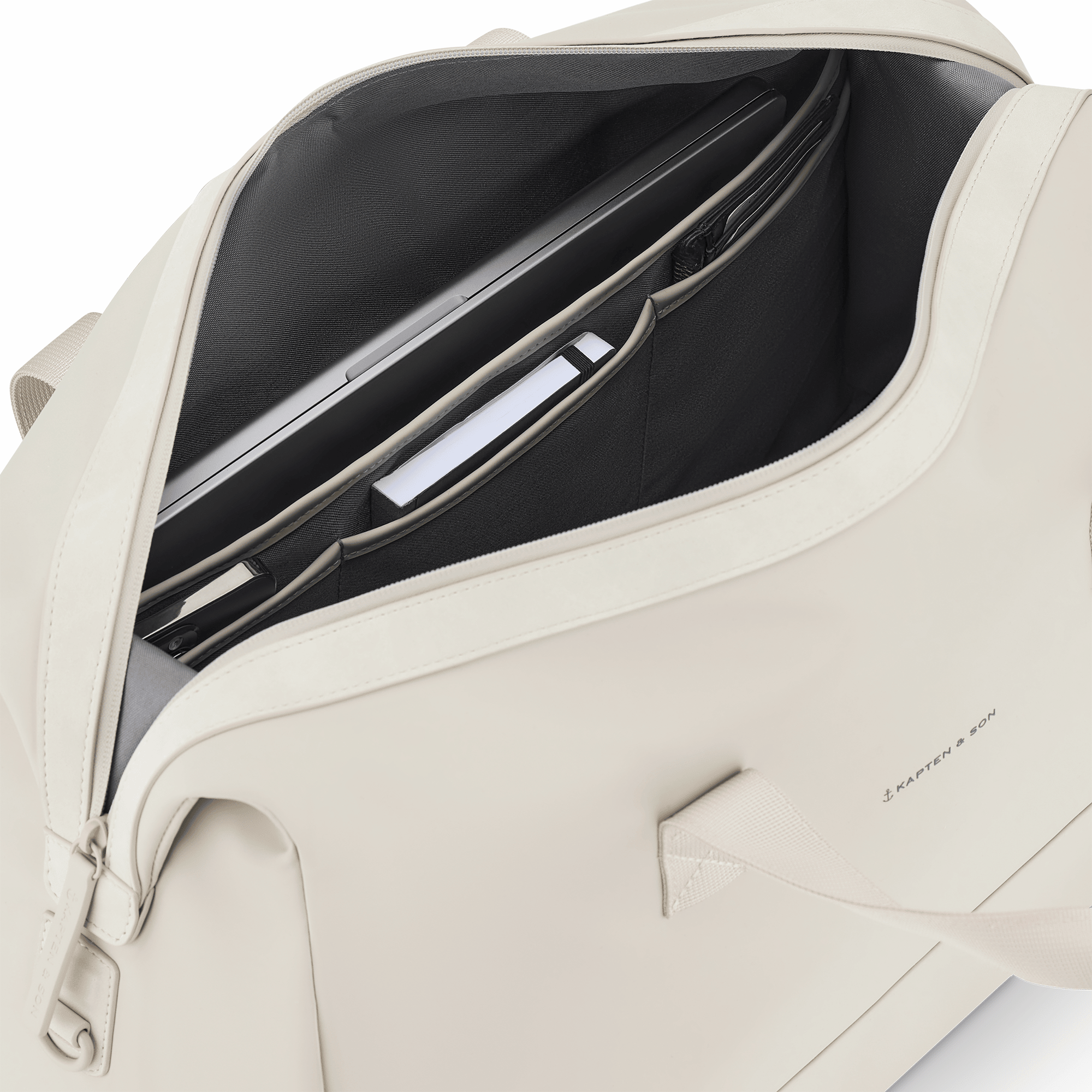 Wickeltaschen beige, KAPTEN & SON, Beige – Produktansicht