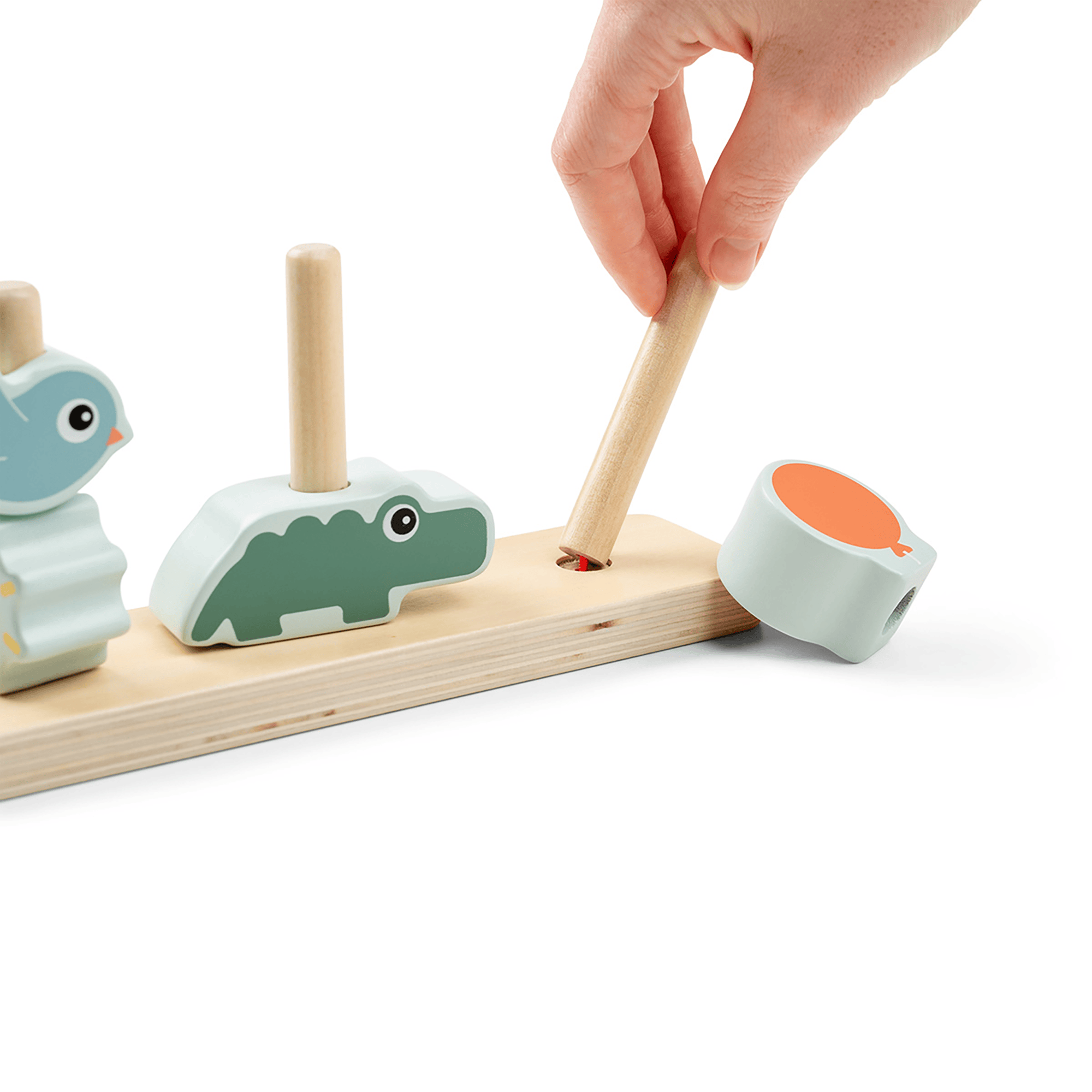 Steckspielzeug, done by deer, Mehrfarbig – Produktansicht