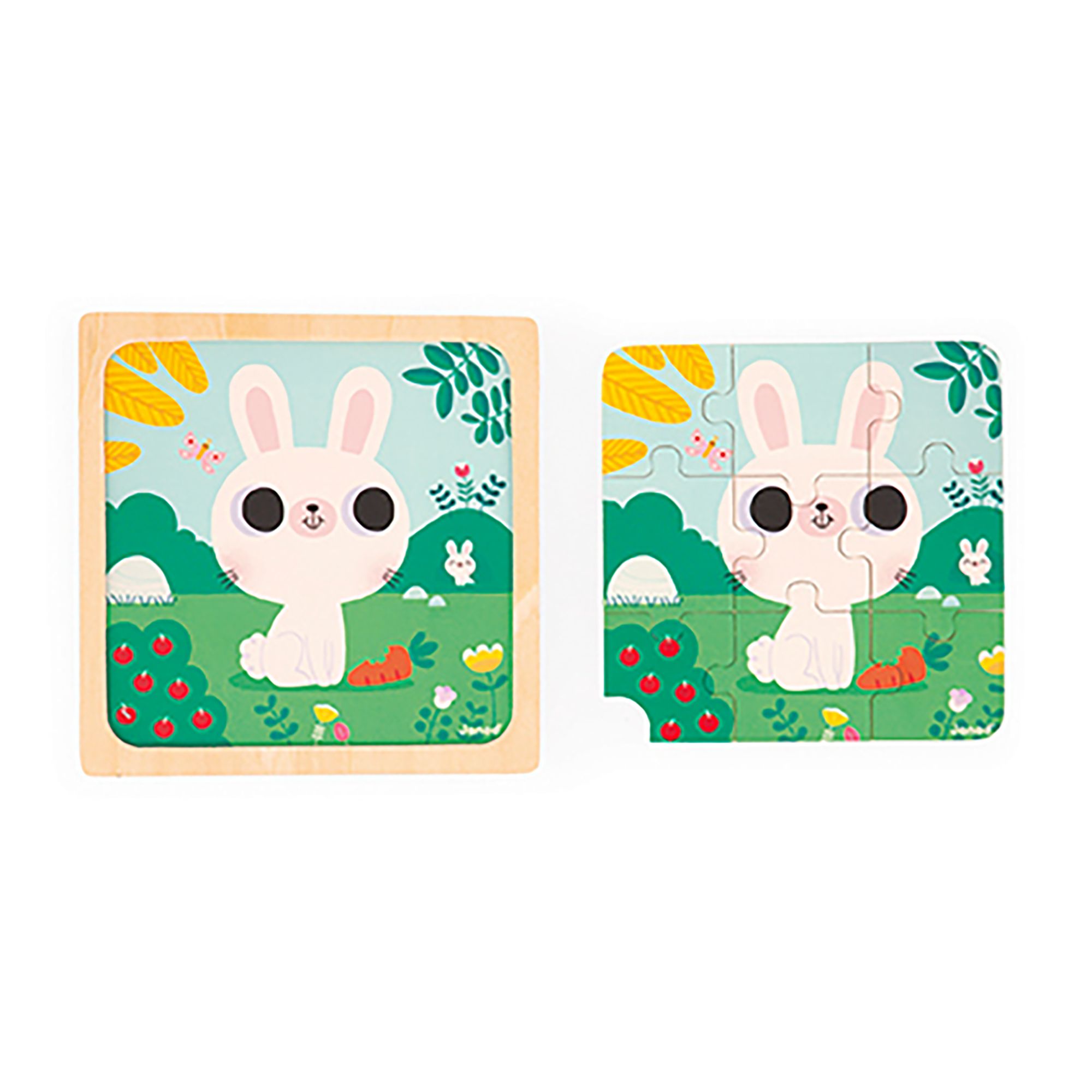 Holzpuzzle, Janod, Mehrfarbig – Produktansicht