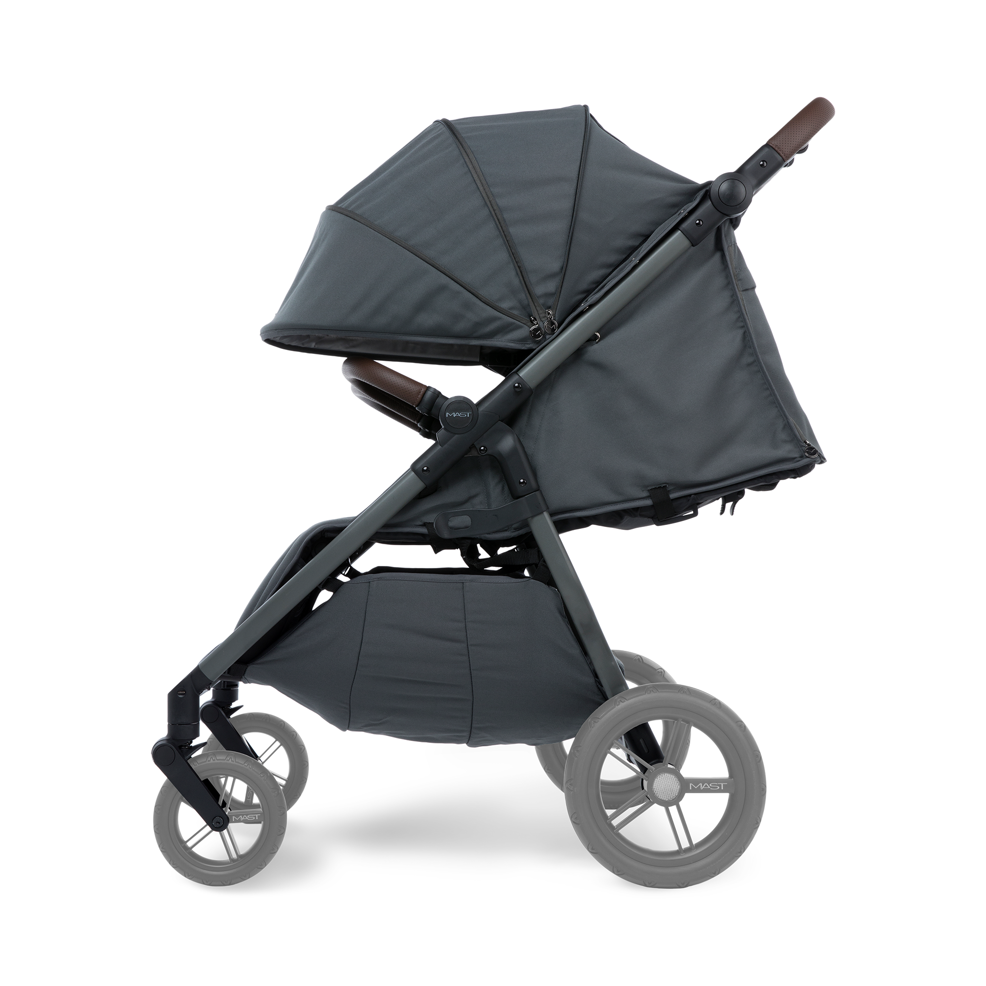 Kombi-Kinderwagen, MAST, Grün – Produktansicht